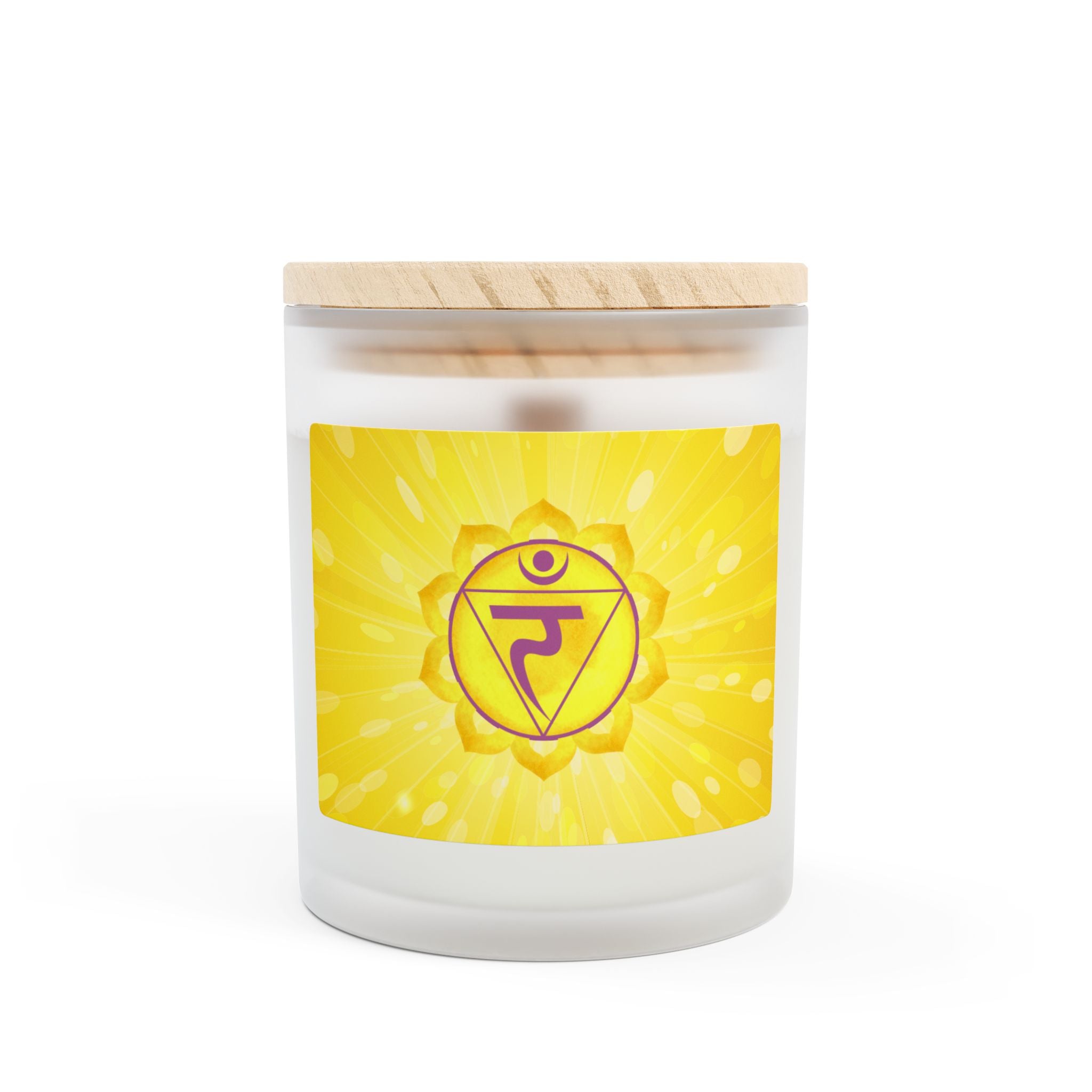 Solar Plexus Chakra Candle Empowered Light Calming Aromatherapy Candle for Healing & Mindfulness, Ideal Gift for Spirituality 11oz (Yellow)