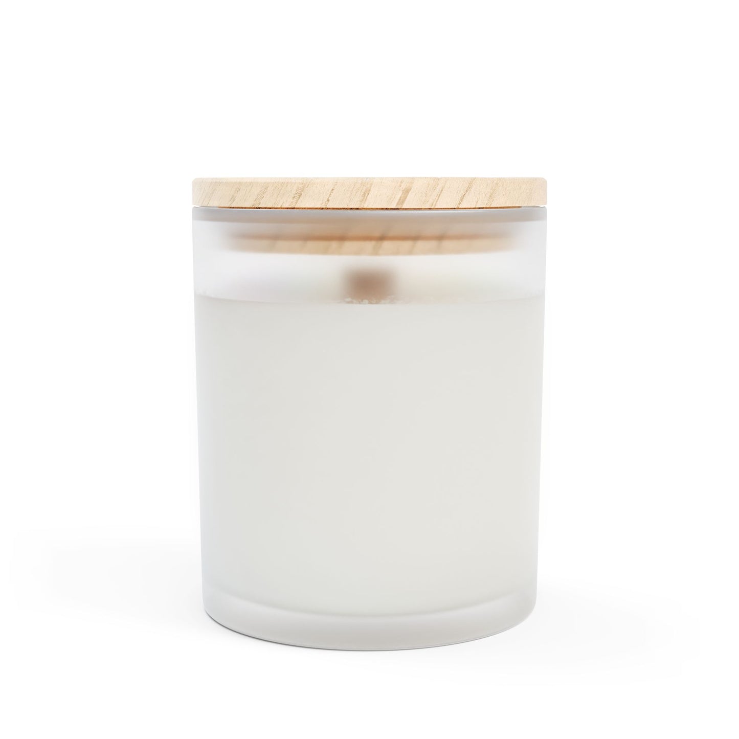Om Symbol Frosted Glass Candle - 11oz Aromatherapy Candle for Mindfulness and Relaxation (COLPL)