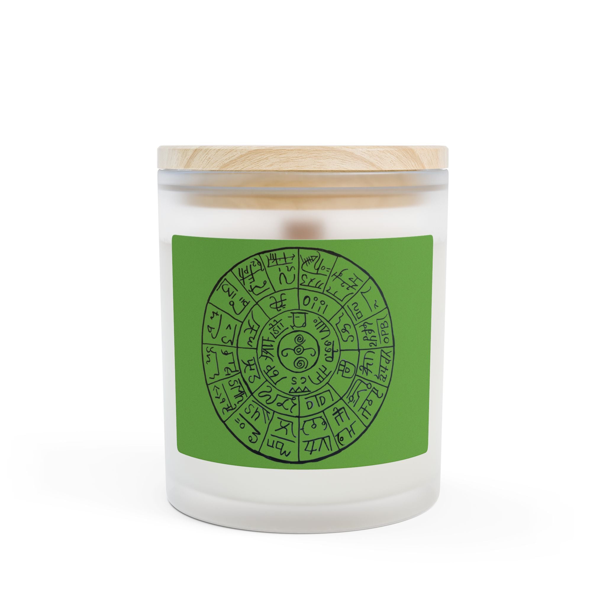 Sacred Energy Candles: Ryutai Moji, Ancient Wisdom– Enhance Intuition & Spiritual Awareness Lavender Scented Meditation Candle, Aromatherapy Candle for Mindful Relaxation,- 11oz (G)