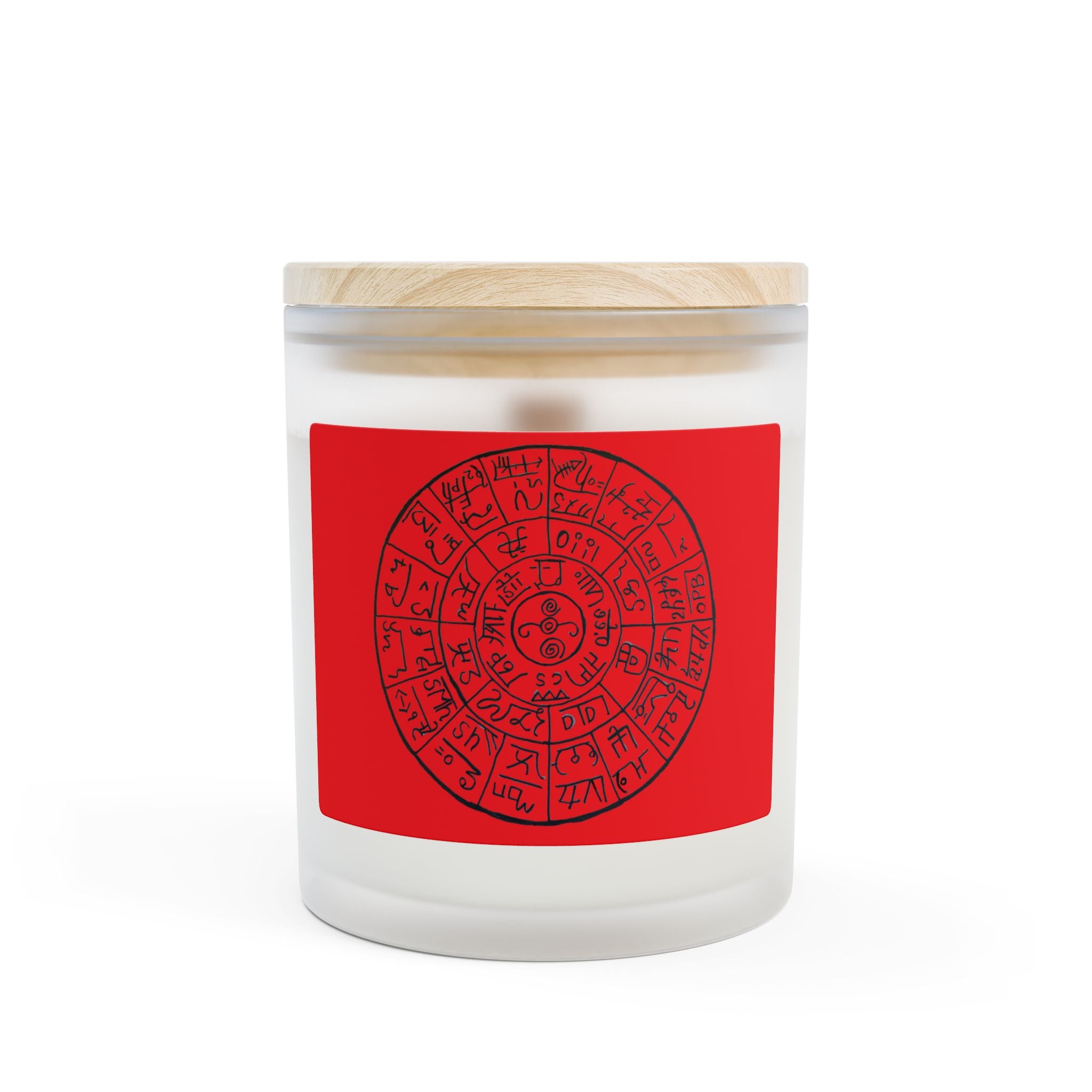 Sacred Energy Candles: Ryutai Moji, Ancient Wisdom– Enhance Intuition & Spiritual Awareness Lavender Scented Meditation Candle, Aromatherapy Candle for Mindful Relaxation,- 11oz (R)