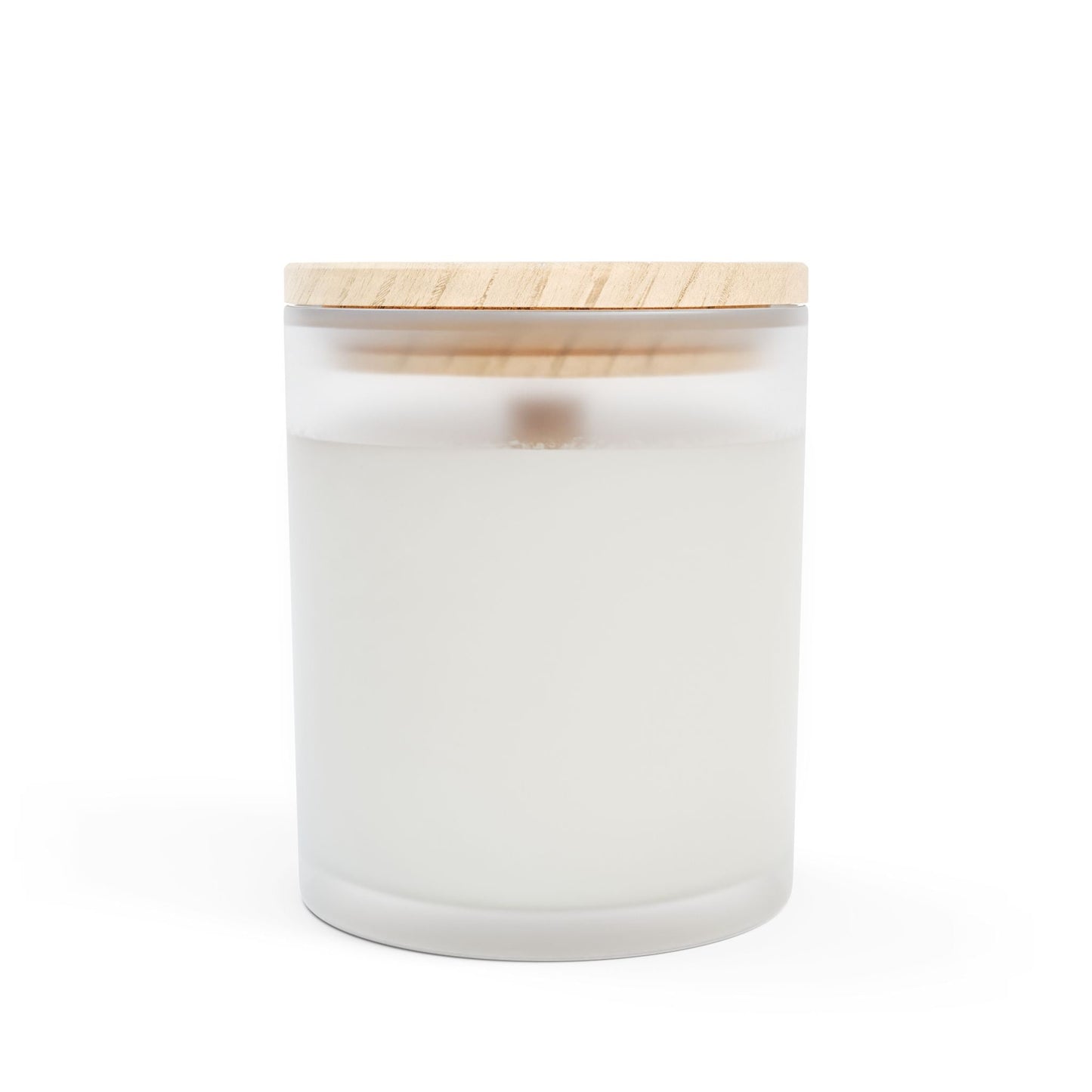 Om Symbol Frosted Glass Candle - 11oz Aromatherapy Candle for Mindfulness and Relaxation (BB)
