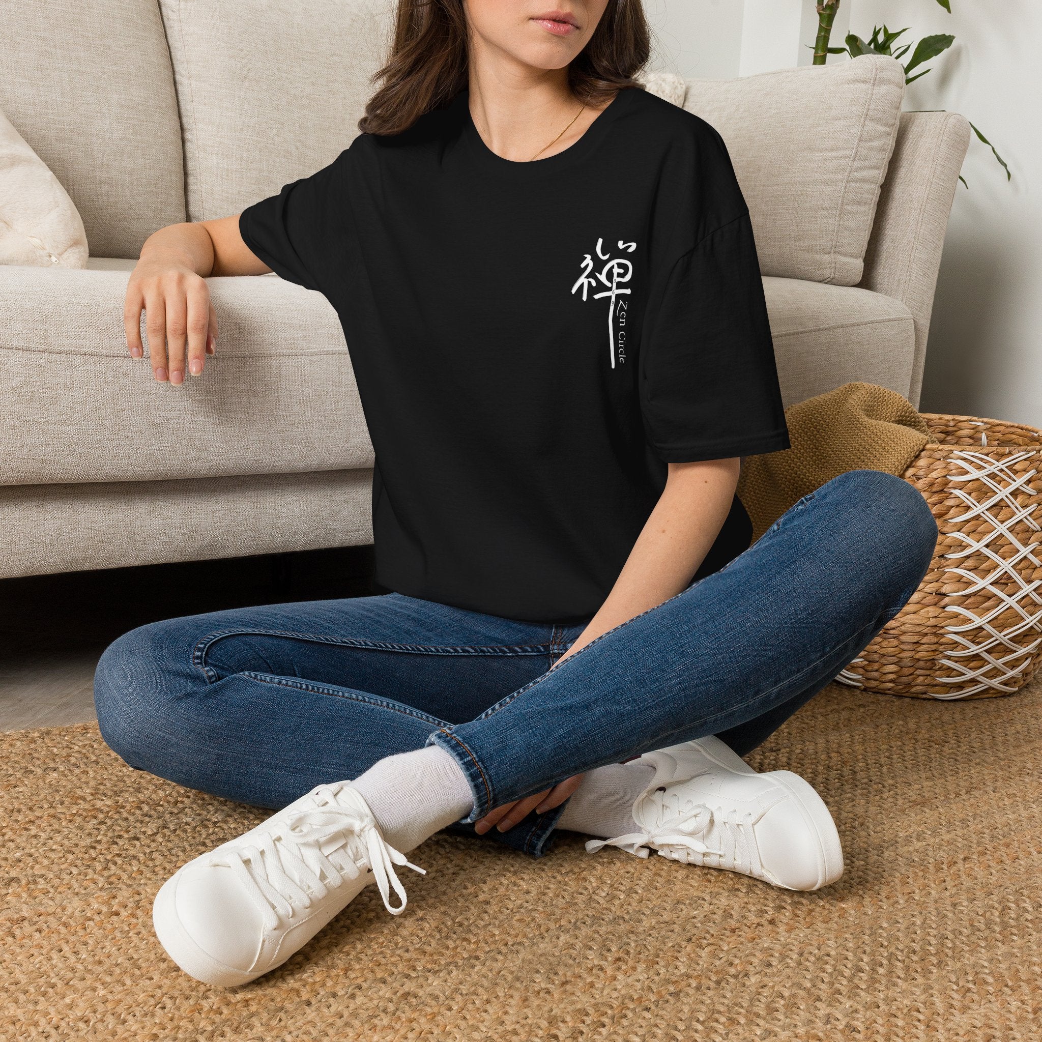 369 Zen Circle Kanji T-Shirt — Minimal Japanese Calligraphy Tee