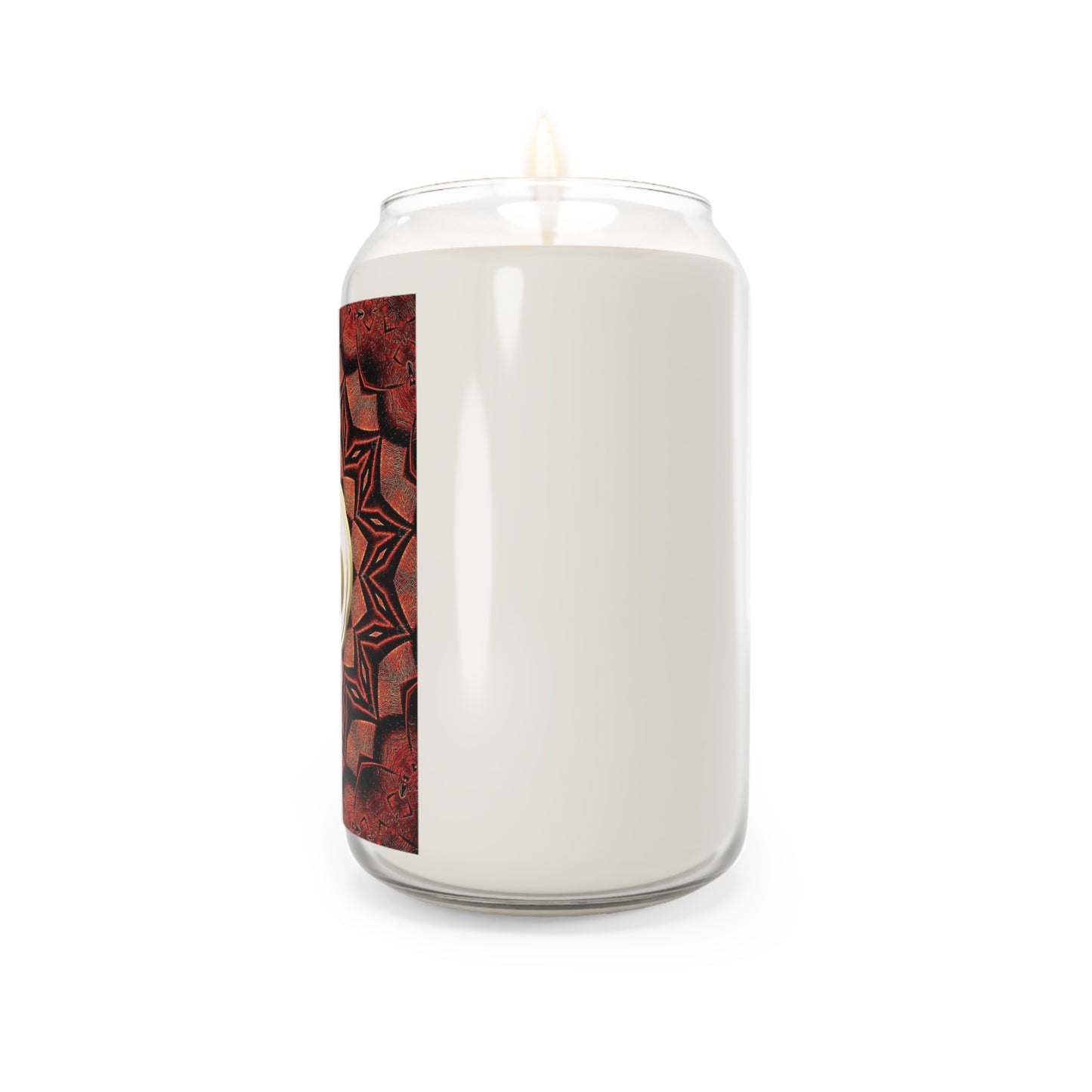 Tranquil Om Scented Candle - 13.75oz Aromatherapy Candle for Relaxation & Meditation (BLKRD)