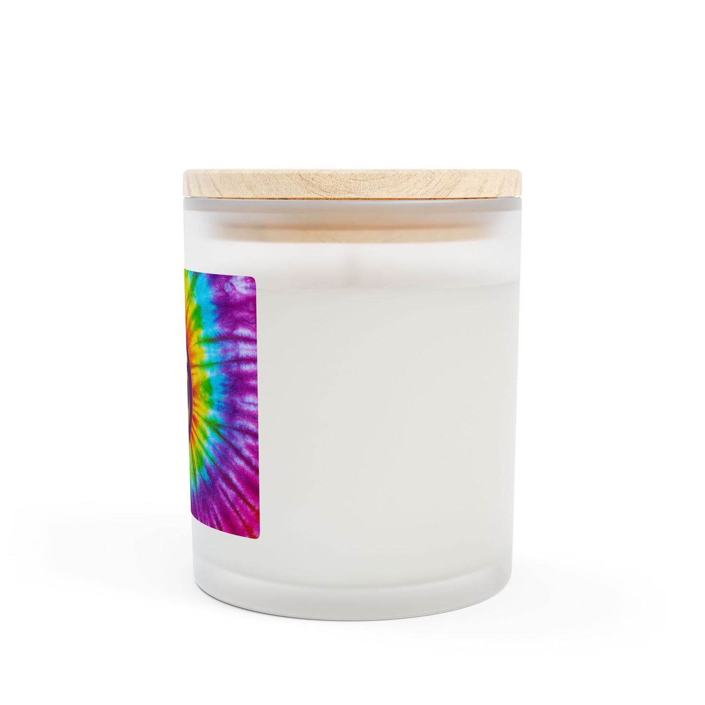 Om Symbol Frosted Glass Candle - 11oz Aromatherapy Candle for Mindfulness and Relaxation (COLPL)