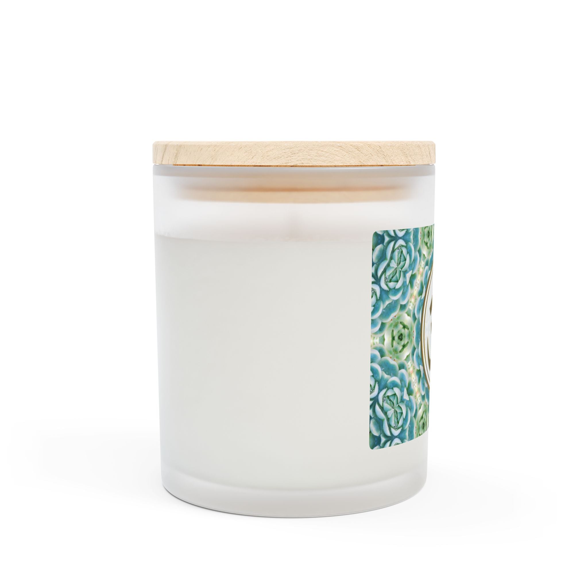 Om Symbol Frosted Glass Candle - 11oz Aromatherapy Candle for Mindfulness and Relaxation (OYEL)