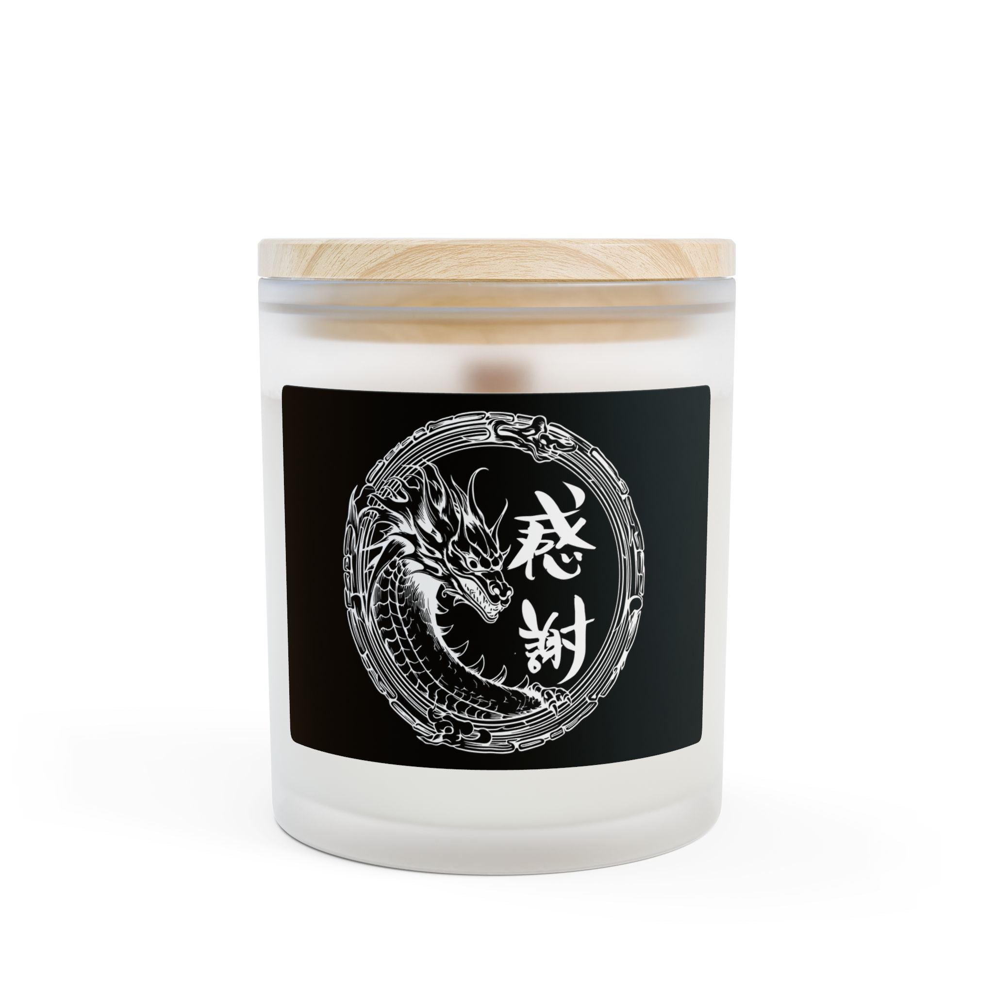 Gratitude & Dragon Design Candle – Sacred Light for Healing and Protection Aromatherapy Candle – Enhance Intuition & Spiritual Awareness Lavender Scented Meditation Candle, Aromatherapy Candle for Mindful Relaxation,- 11oz