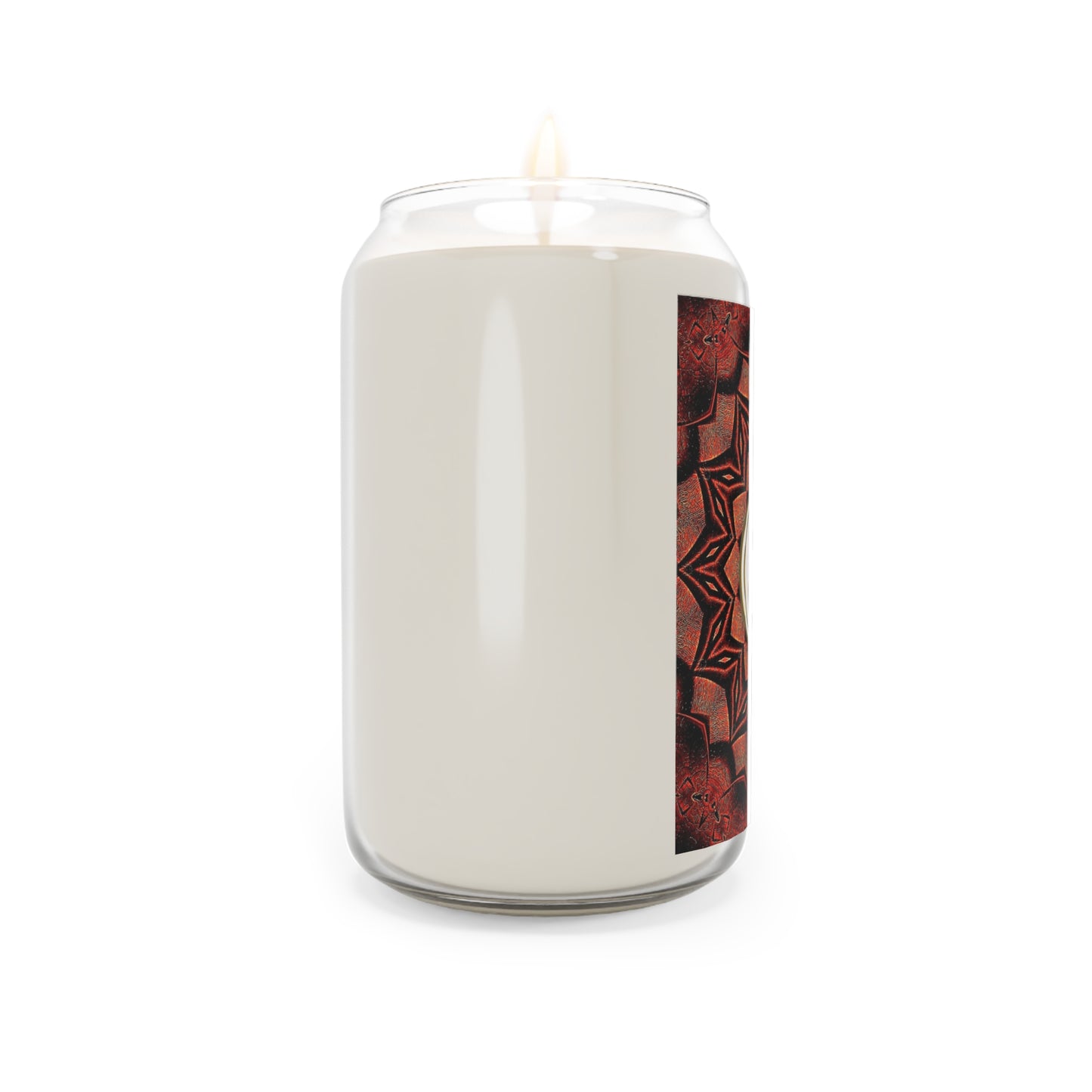 Tranquil Om Scented Candle - 13.75oz Aromatherapy Candle for Relaxation & Meditation (BLKRD)