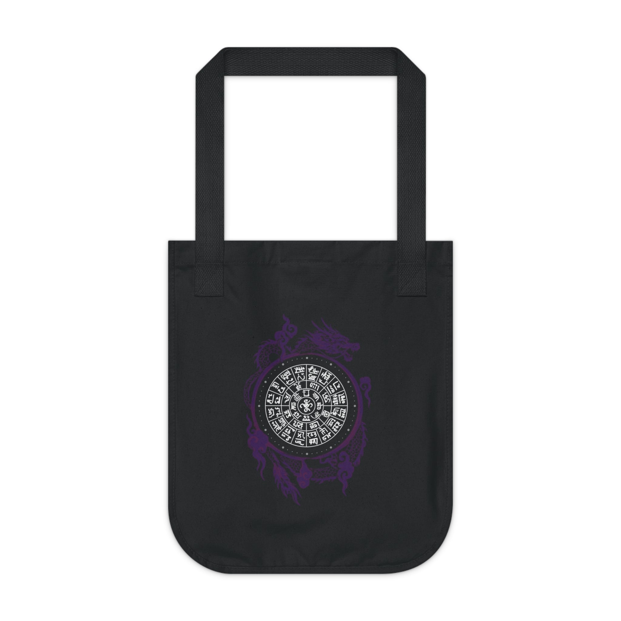 Sacred Dragon & Futomani: Ancient Japanese Energy Art Tote – Designed by a Certified Ryutai Moji Specialist