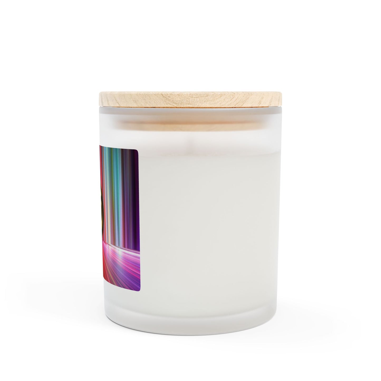 Om Scented Meditation Candle, Aromatherapy Candle for Mindful Relaxation, Perfect Gift for Spiritual & Yoga Enthusiasts- 11oz (RINBW)