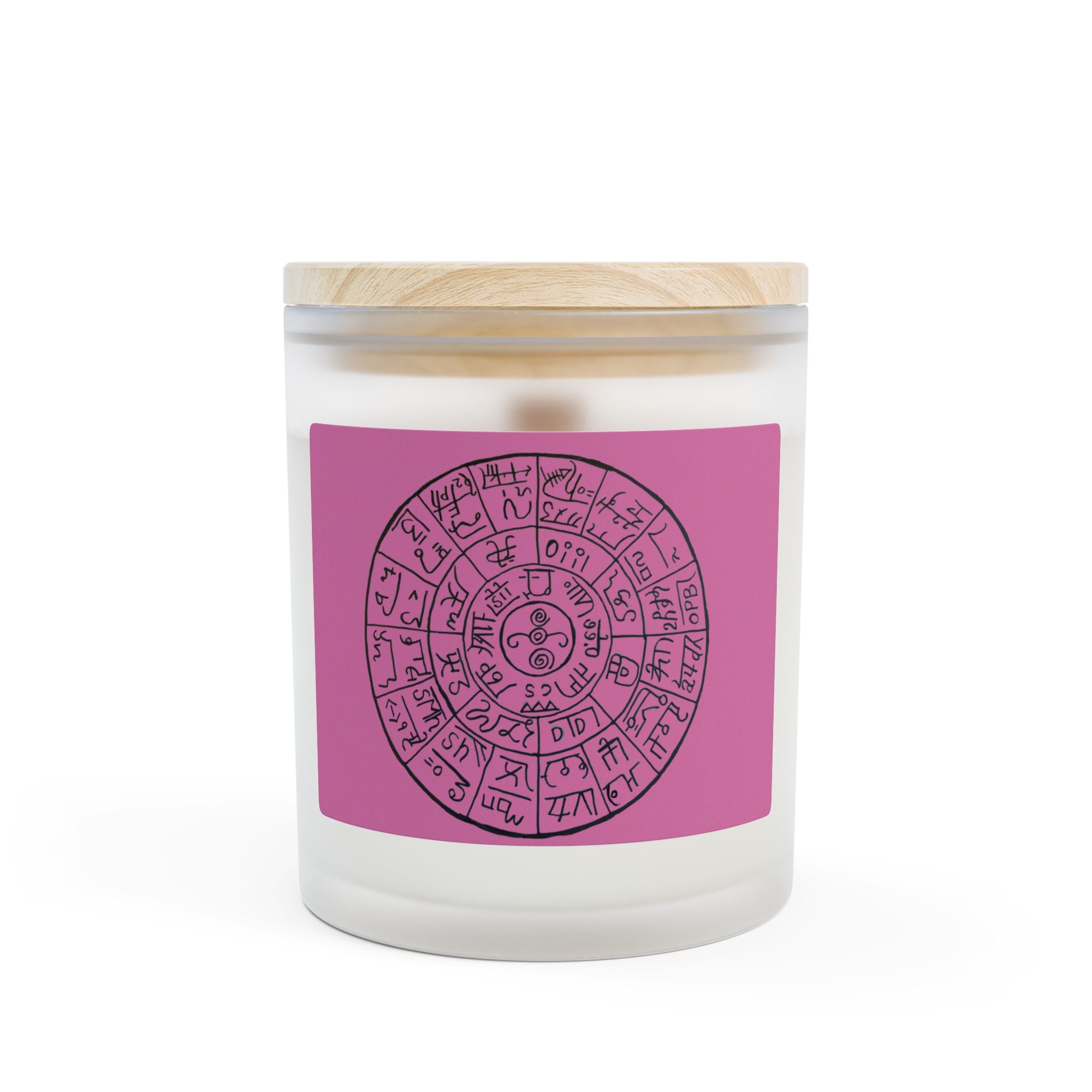 Sacred Energy Candles: Ryutai Moji, Ancient Wisdom– Enhance Intuition & Spiritual Awareness Lavender Scented Meditation Candle, Aromatherapy Candle for Mindful Relaxation,- 11oz (P)