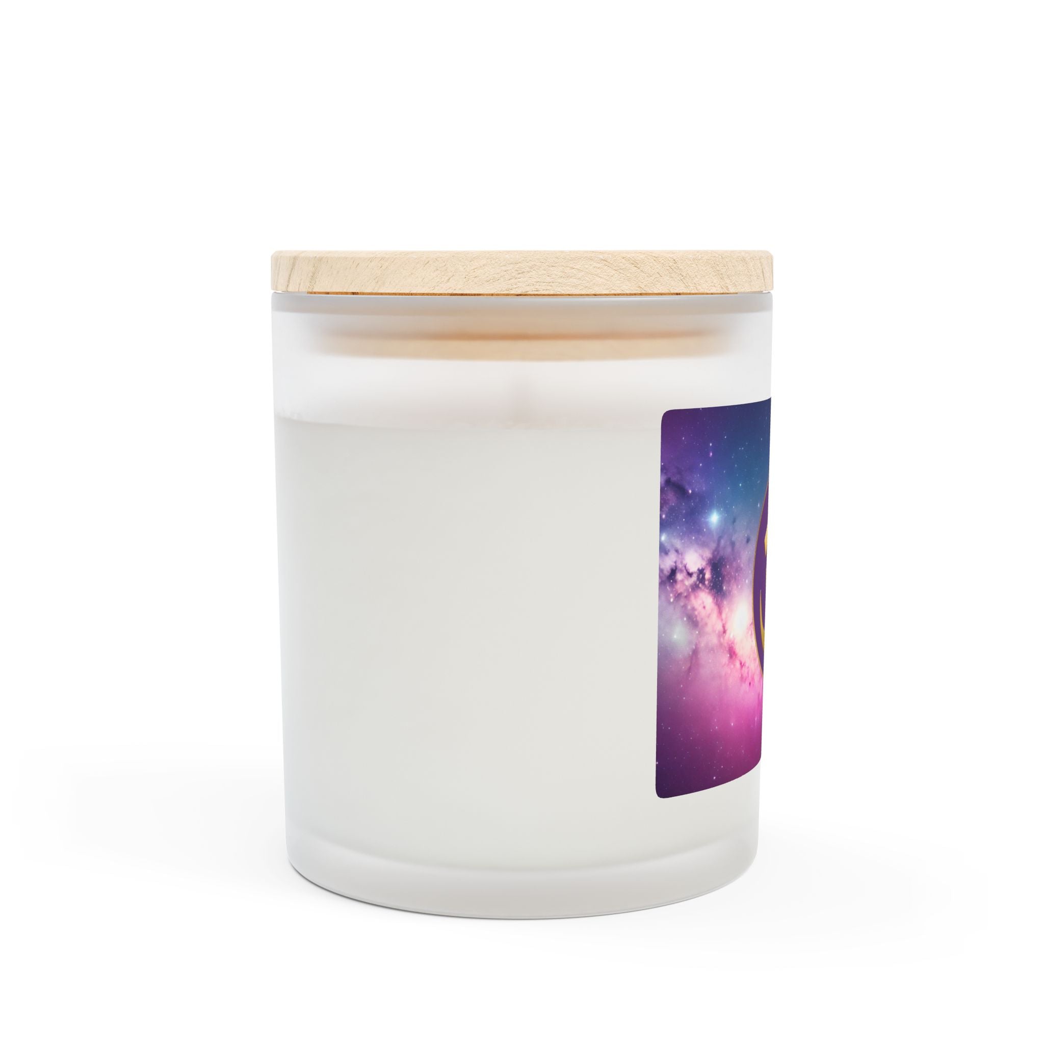 Om Symbol Frosted Glass Candle - 11oz Aromatherapy Candle for Mindfulness and Relaxation (MLKWY)