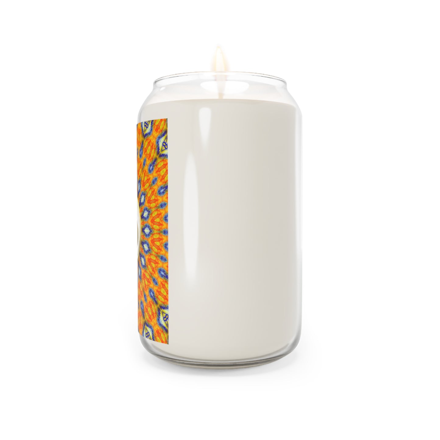 Tranquil Om Scented Candle - 13.75oz Aromatherapy Candle for Relaxation & Meditation (Orange)