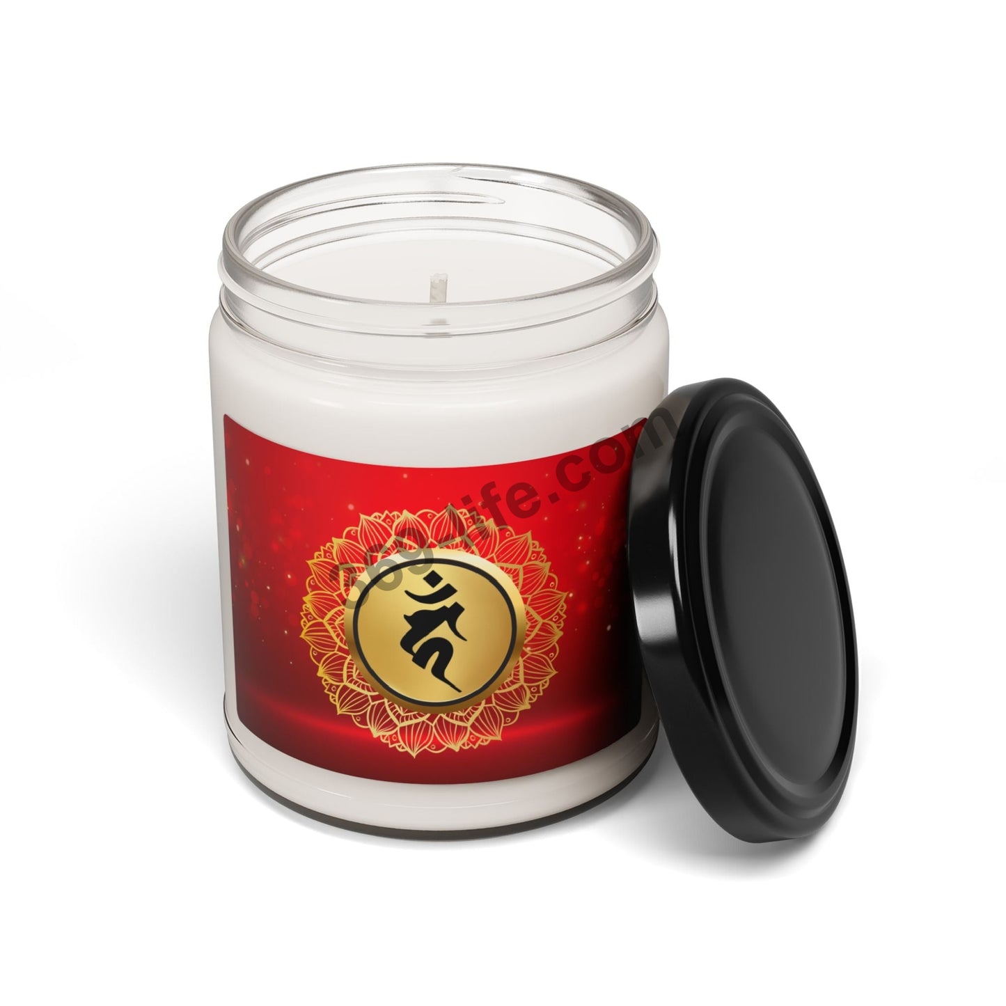 Zen  Sanskrit" Year of Rooster" Scented Soy Candle, 9oz