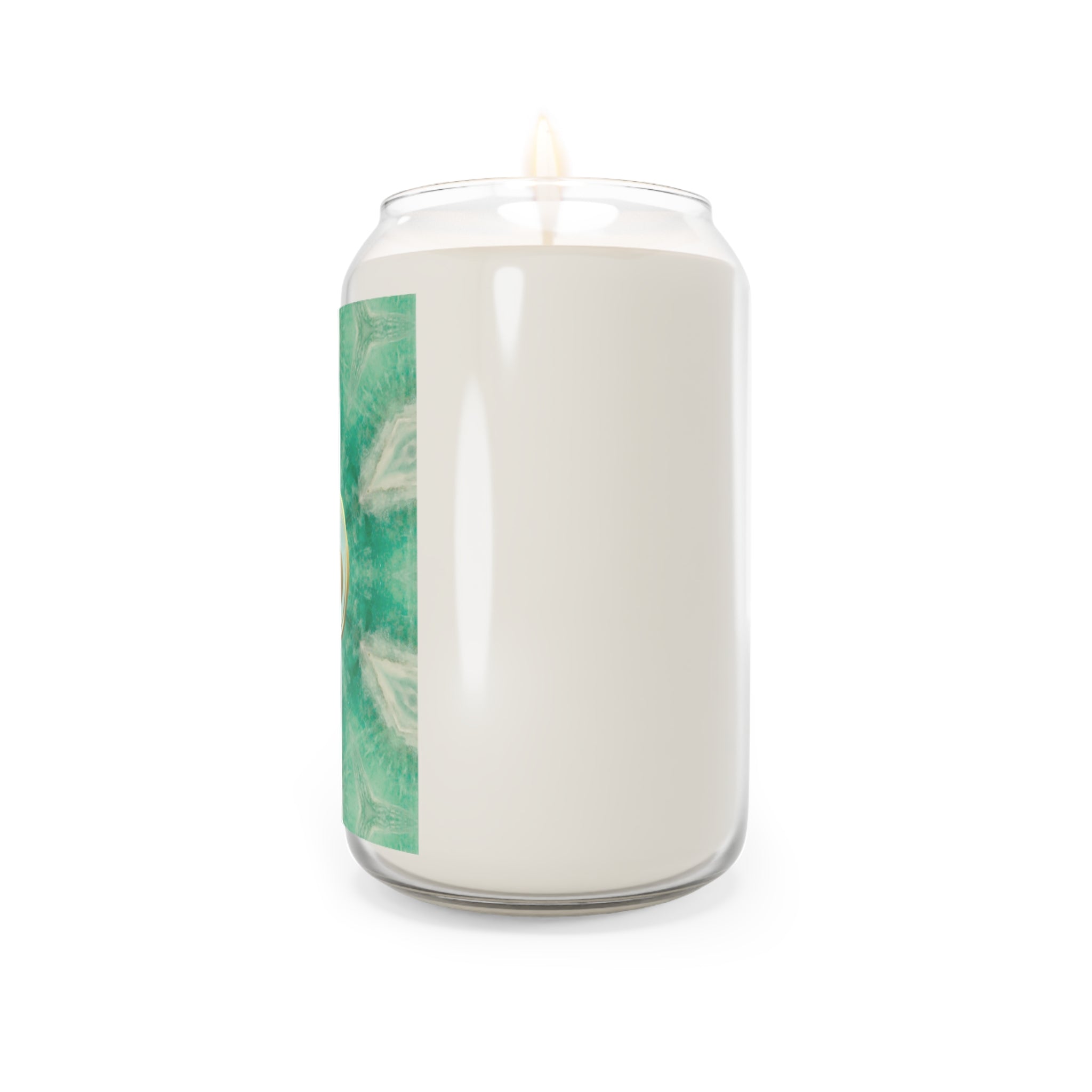 Tranquil Om Scented Candle - 13.75oz Aromatherapy Candle for Relaxation & Meditation (DBLGR)