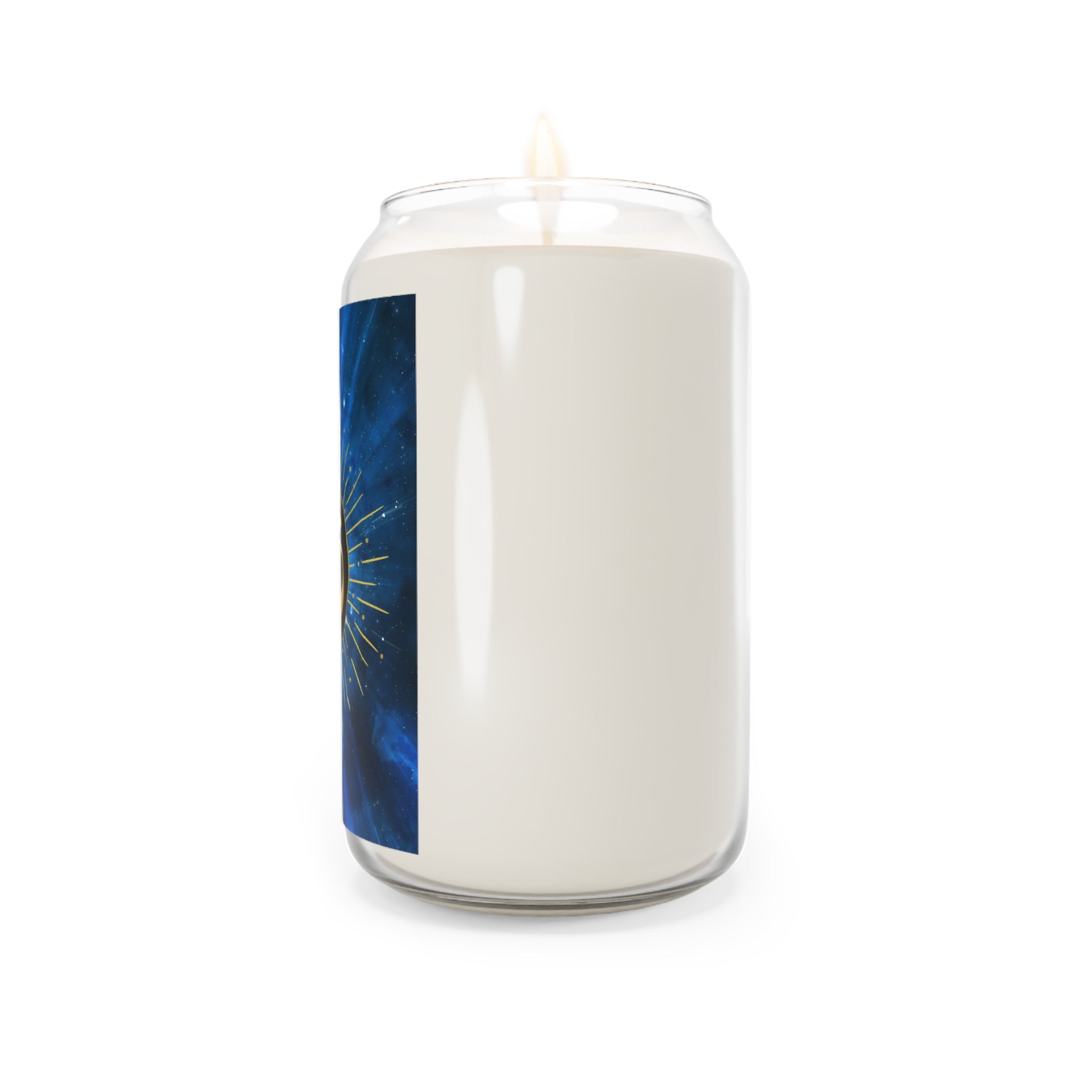 Tranquil Om Scented Candle - 13.75oz Aromatherapy Candle for Relaxation & Meditation (BLBLK)