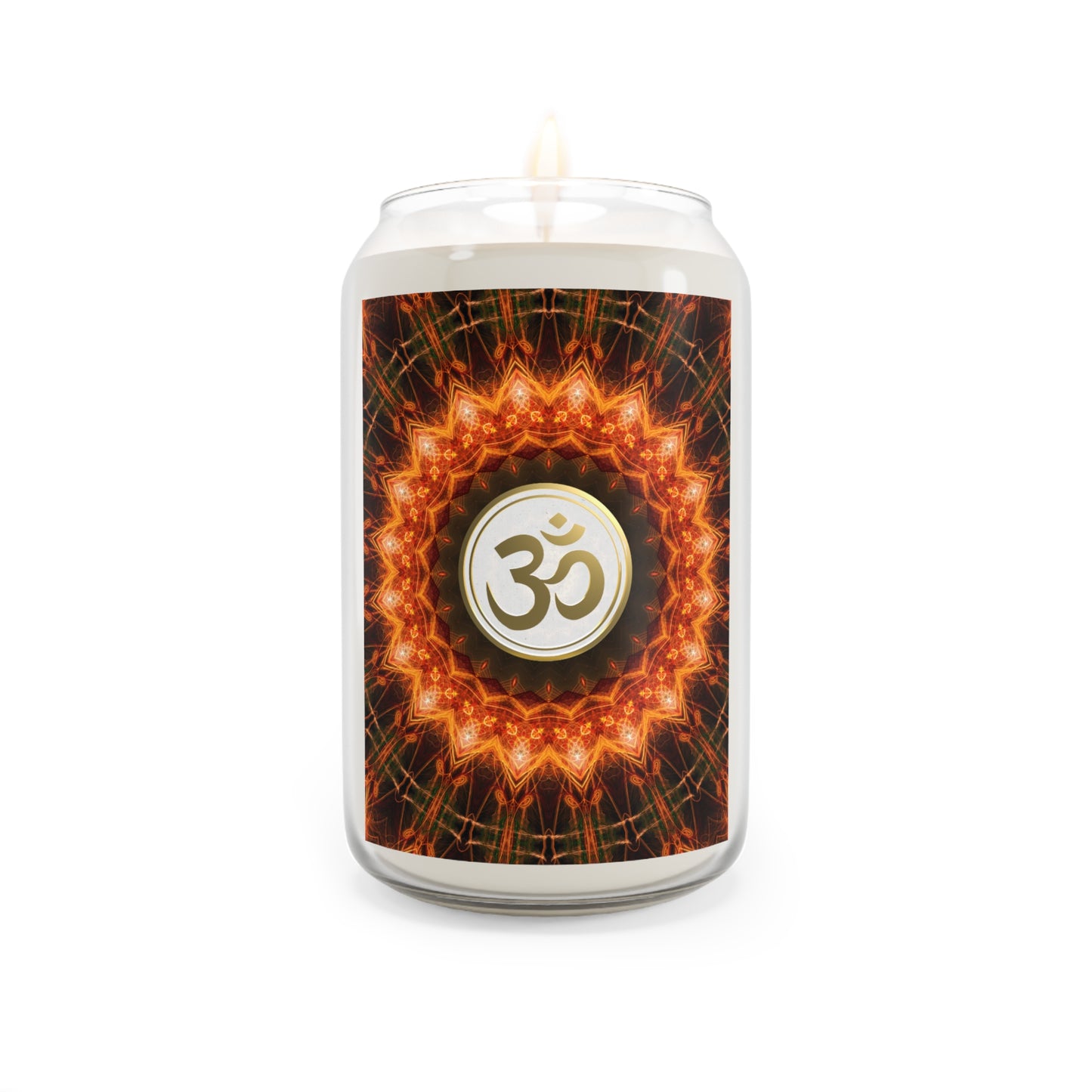 Tranquil Om Scented Candle - 13.75oz Aromatherapy Candle for Relaxation & Meditation (OROR)