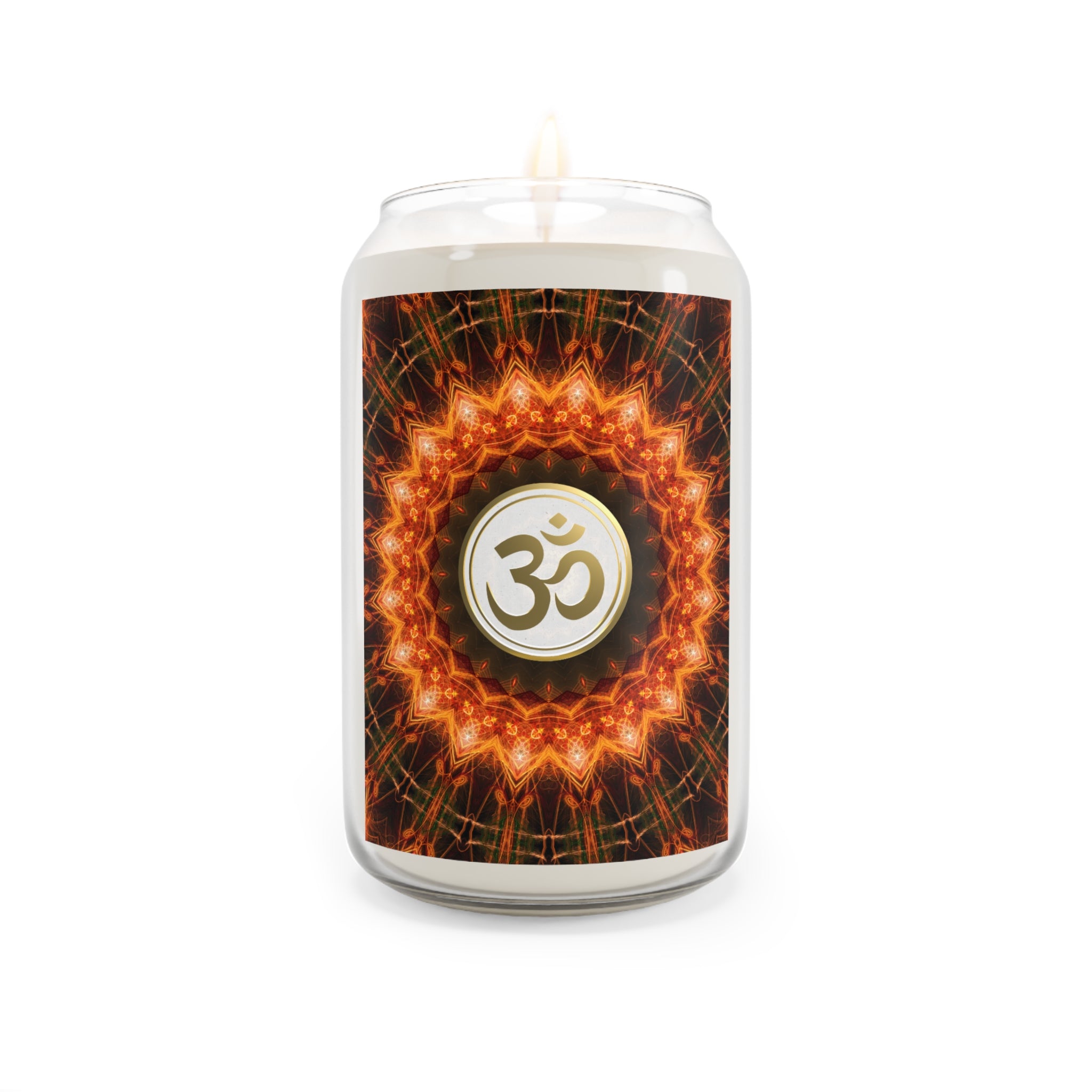 Tranquil Om Scented Candle - 13.75oz Aromatherapy Candle for Relaxation & Meditation (OROR)