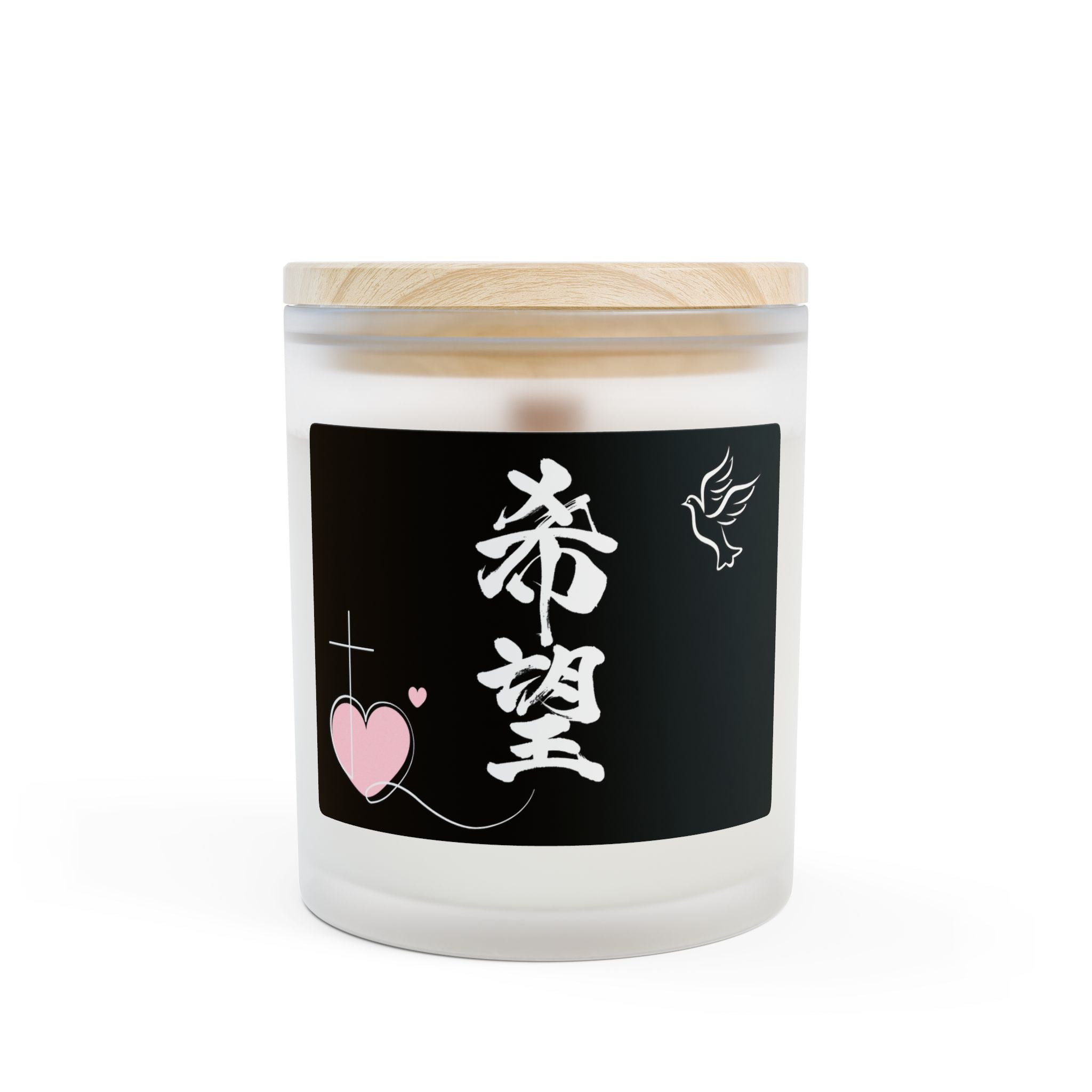 HOPE – Kanji Candle Aromatherapy Candle – Enhance Intuition & Spiritual Awareness　Lavender Scented Meditation Candle, Aromatherapy Candle for Mindful Relaxation,- 11oz