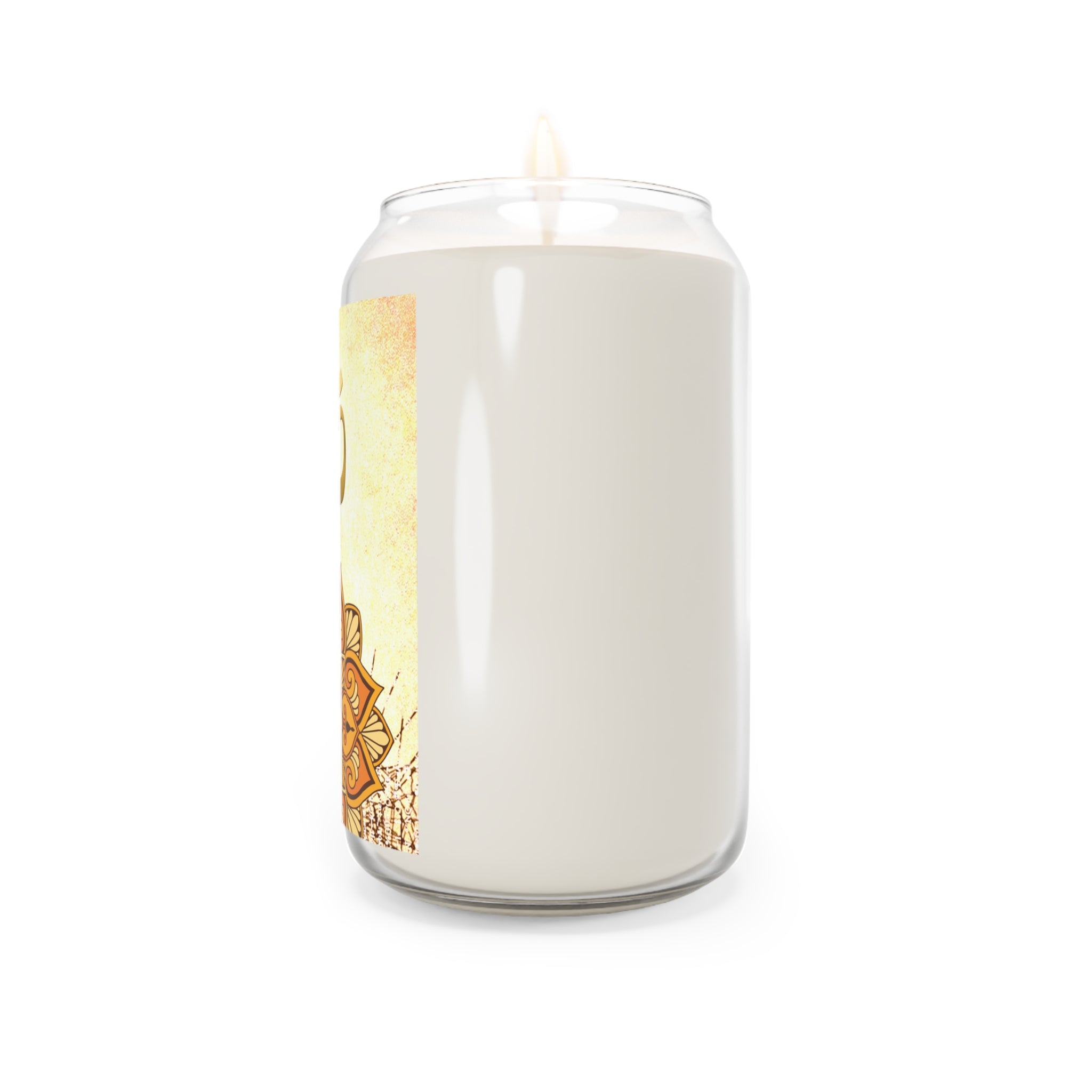 Tranquil Om Scented Candle - 13.75oz Aromatherapy Candle for Relaxation & Meditation (ORGBRN)