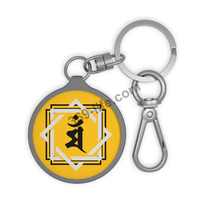 ZEN Sanskrit Chinese Zodiac " Year of Rabbit " Keyring Tag