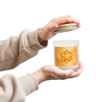 Sacral Chakra Candle – Creative Flow Calming Aromatherapy Candle for Healing & Mindfulness, Ideal Gift for Spirituality11oz (Orange)