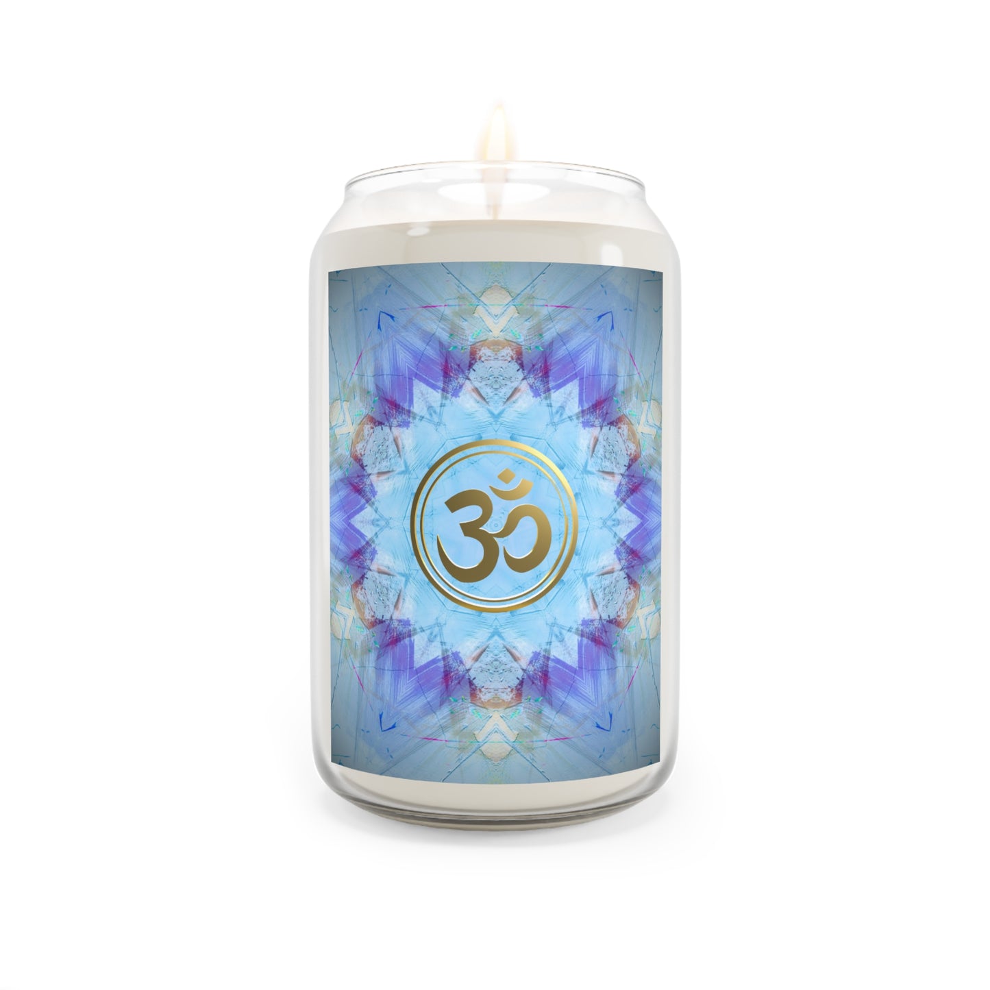 Tranquil Om Scented Candle - 13.75oz Aromatherapy Candle for Relaxation & Meditation