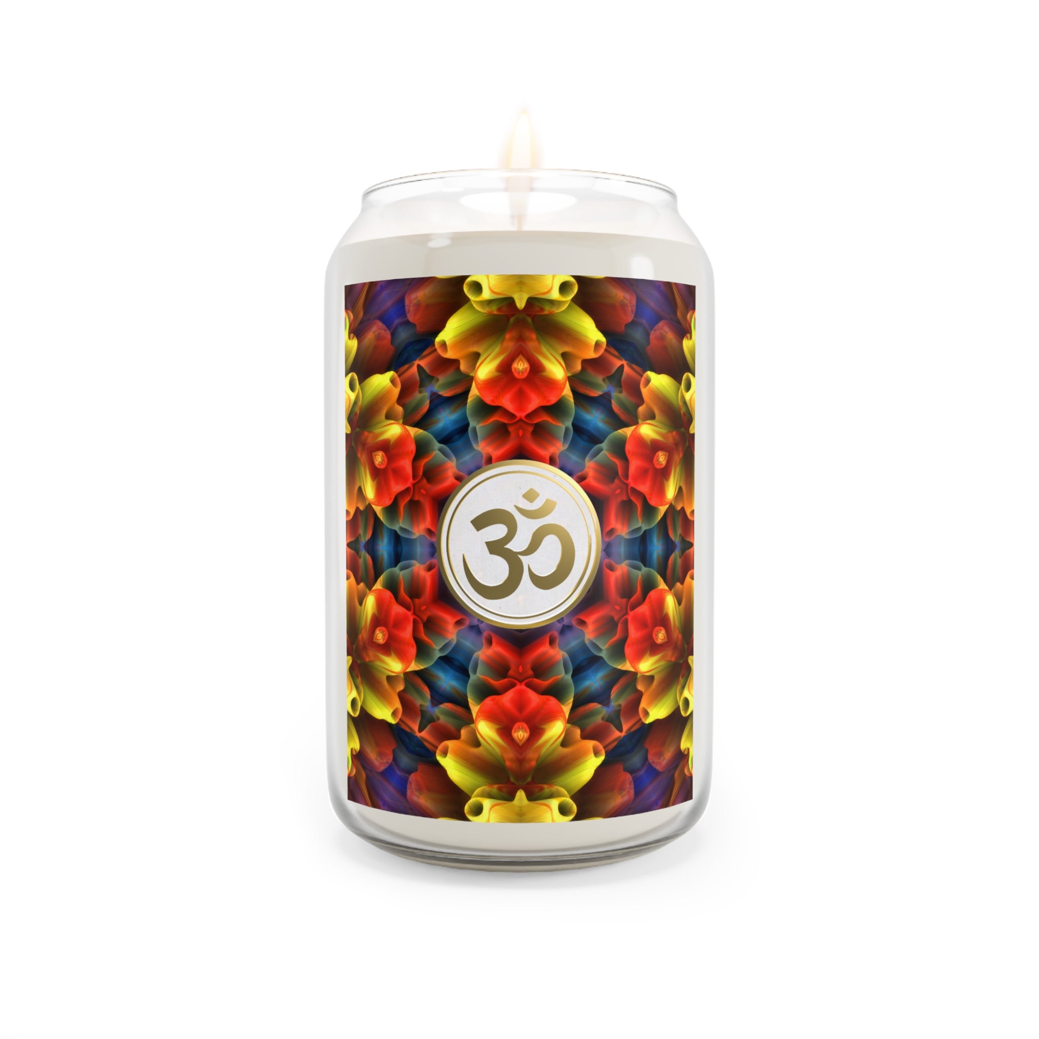 Tranquil Om Scented Candle - 13.75oz Aromatherapy Candle for Relaxation & Meditation (YERBL)