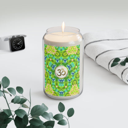 Tranquil Om Scented Candle - 13.75oz Aromatherapy Candle for Relaxation & Meditation (GG)