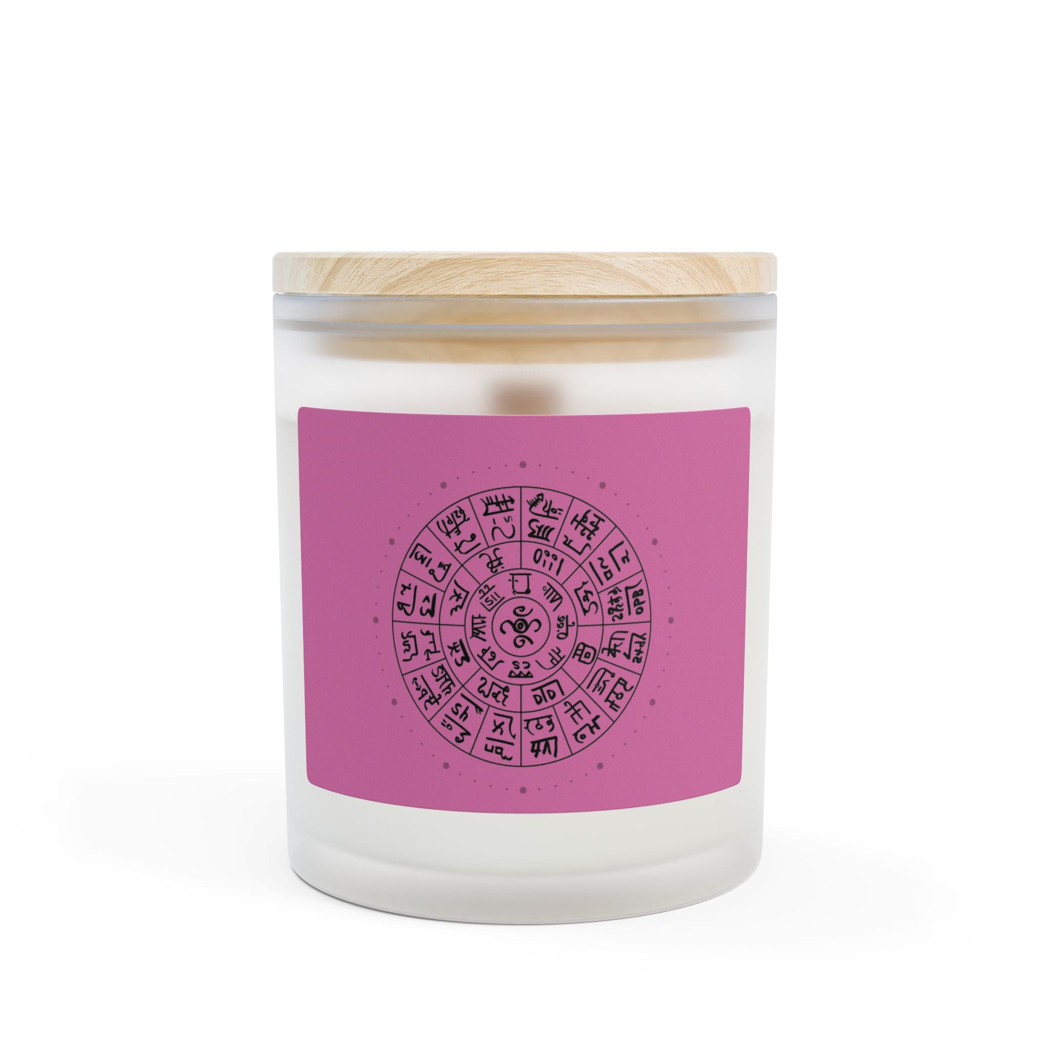 Sacred Energy Candles: Ryutai Moji, Ancient Wisdom– Enhance Intuition & Spiritual Awareness　Lavender Scented Meditation Candle, Aromatherapy Candle for Mindful Relaxation,- 11oz (P)