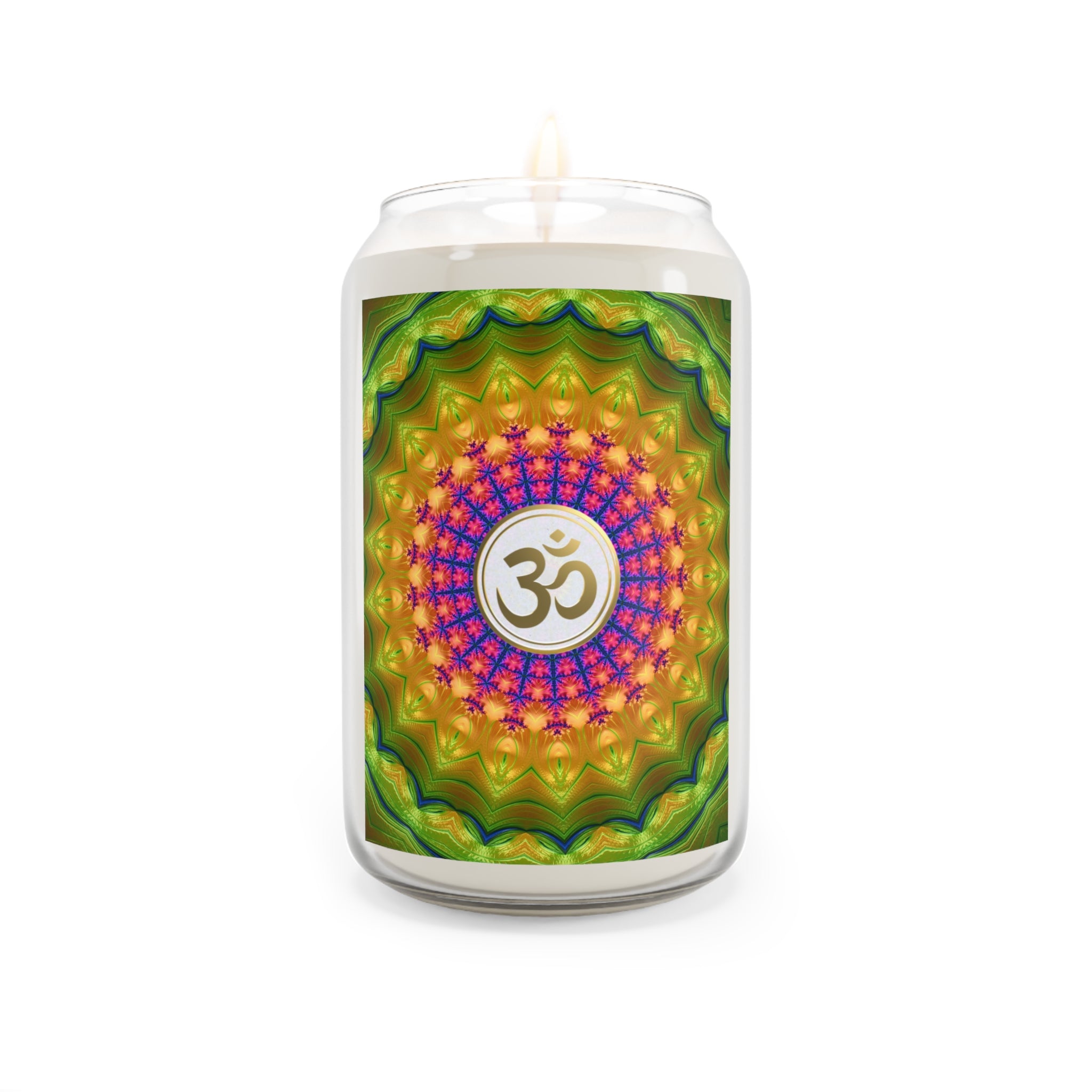 Tranquil Om Scented Candle - 13.75oz Aromatherapy Candle for Relaxation & Meditation (LG)