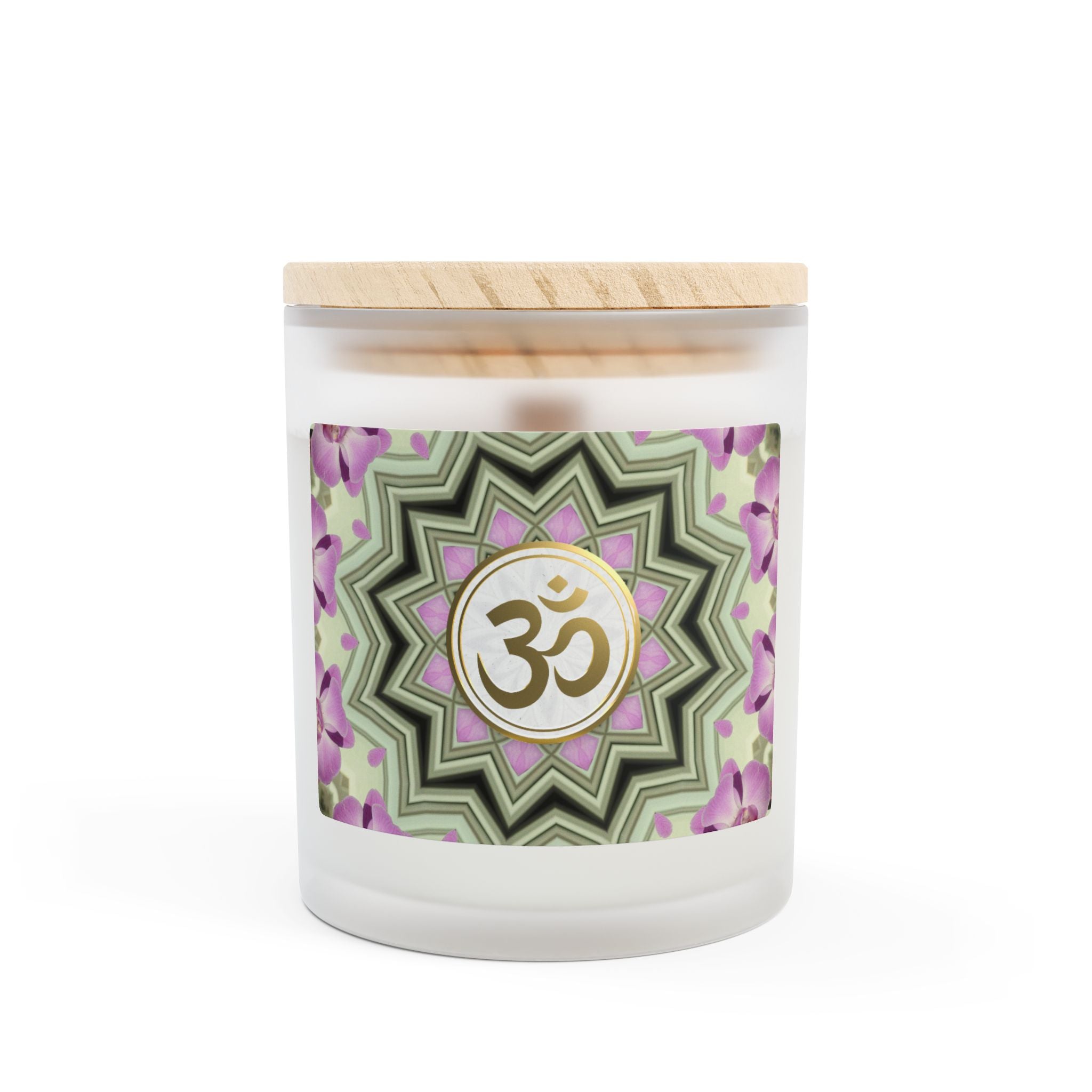Om Scented Meditation Candle, Aromatherapy Candle for Mindful Relaxation, Perfect Gift for Spiritual & Yoga Enthusiasts- 11oz (STRPL)