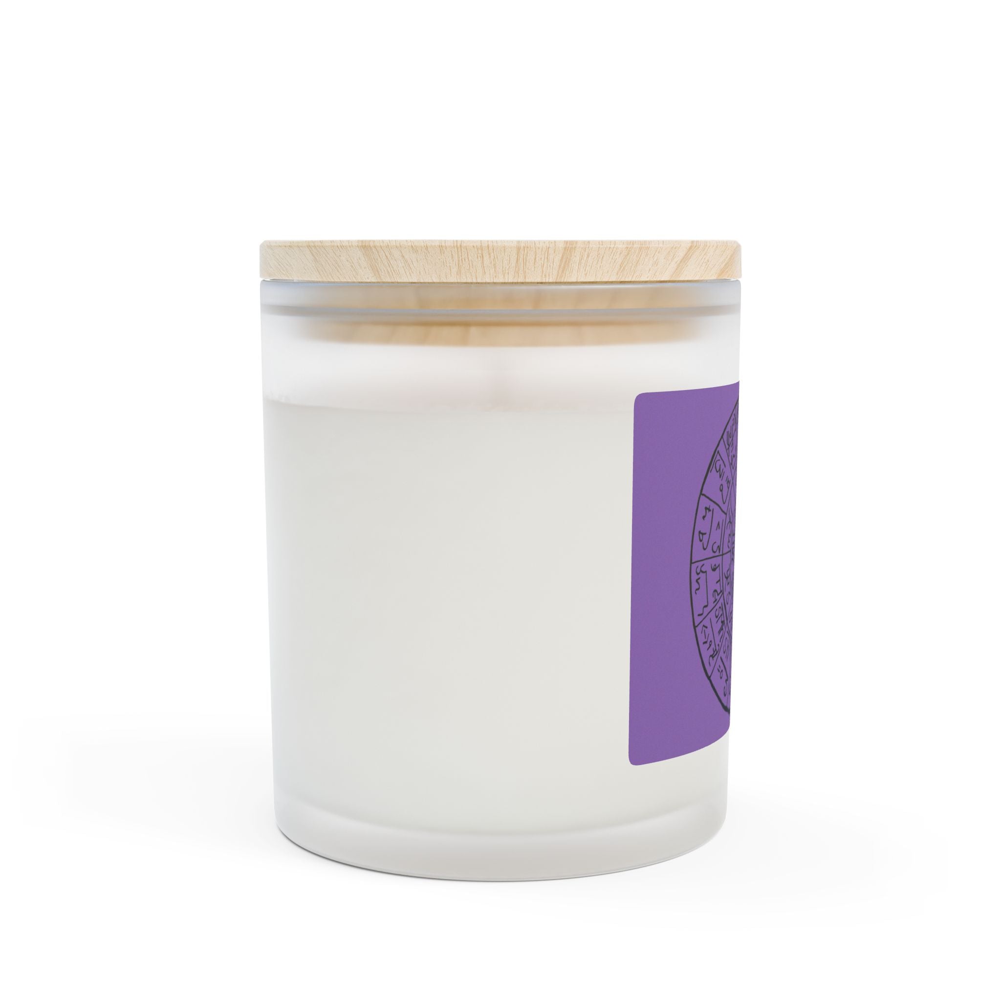 Sacred Energy Candles: Ryutai Moji, Ancient Wisdom– Enhance Intuition & Spiritual Awareness　Lavender Scented Meditation Candle, Aromatherapy Candle for Mindful Relaxation,- 11oz (L)