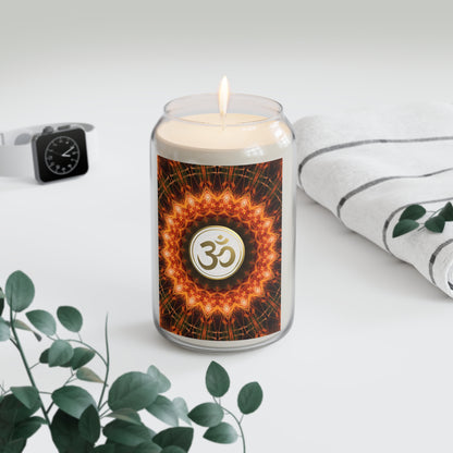 Tranquil Om Scented Candle - 13.75oz Aromatherapy Candle for Relaxation & Meditation (OROR)