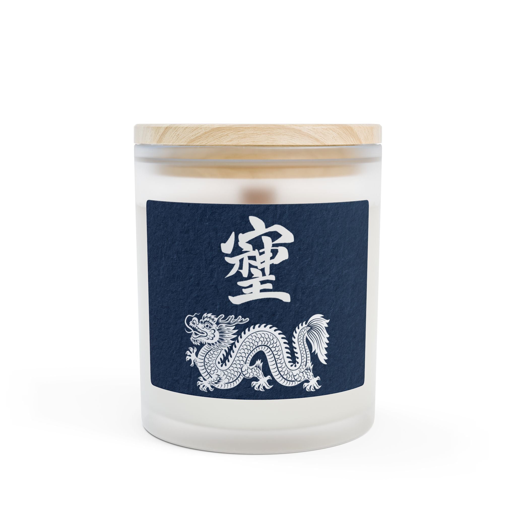 Soshiji & Dragon – Sacred Kanji– Indigo Aromatherapy Candle – Enhance Intuition & Spiritual Awareness　Lavender Scented Meditation Candle, Aromatherapy Candle for Mindful Relaxation,- 11oz