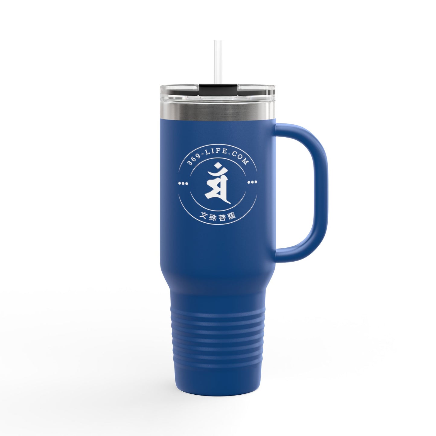 " Year of Rabbit " Chinese Zodiac 40oz Insulated Travel Mug with Handle