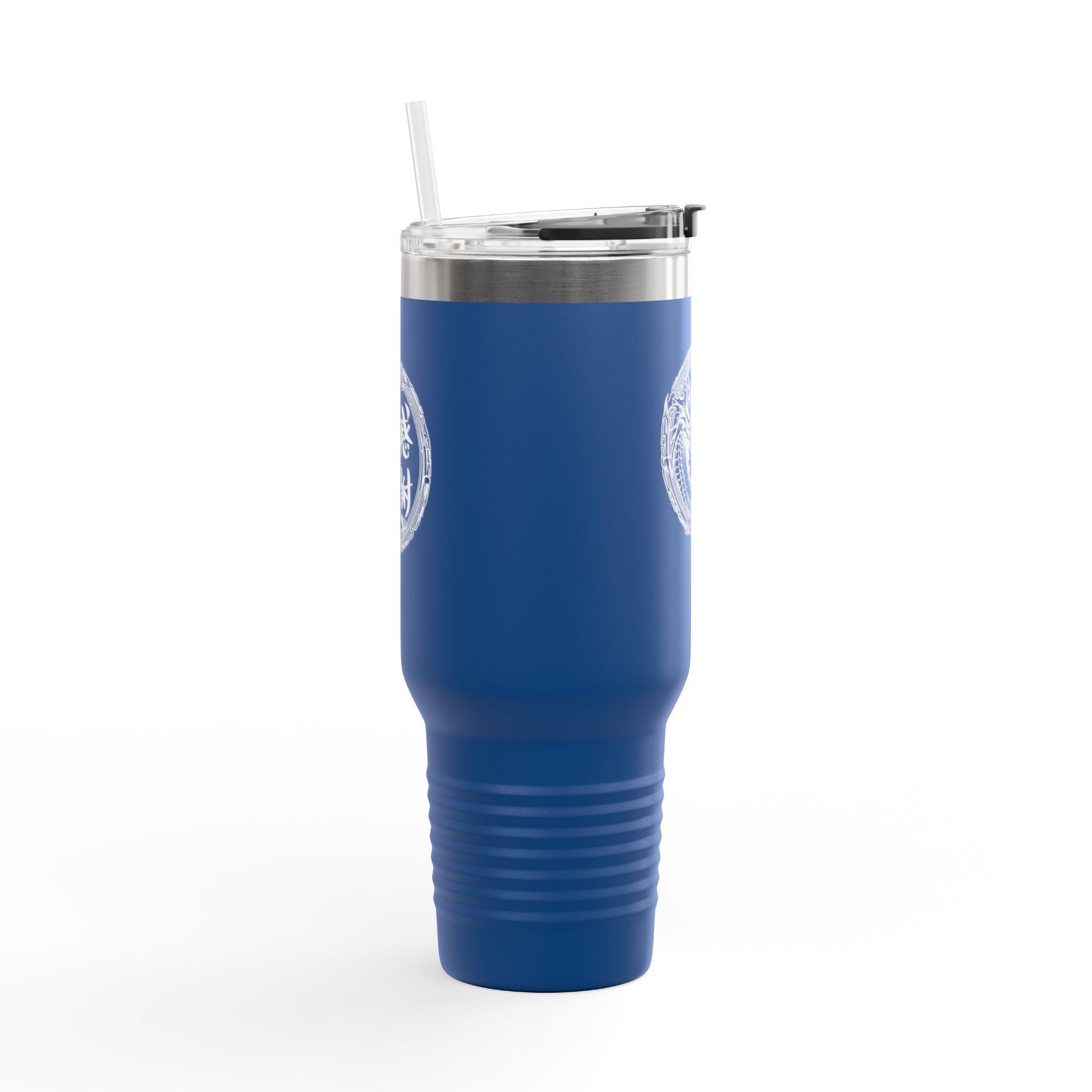 Gratitude’ in Dragon Frame Design　40oz Insulated Travel Mug with Handle –