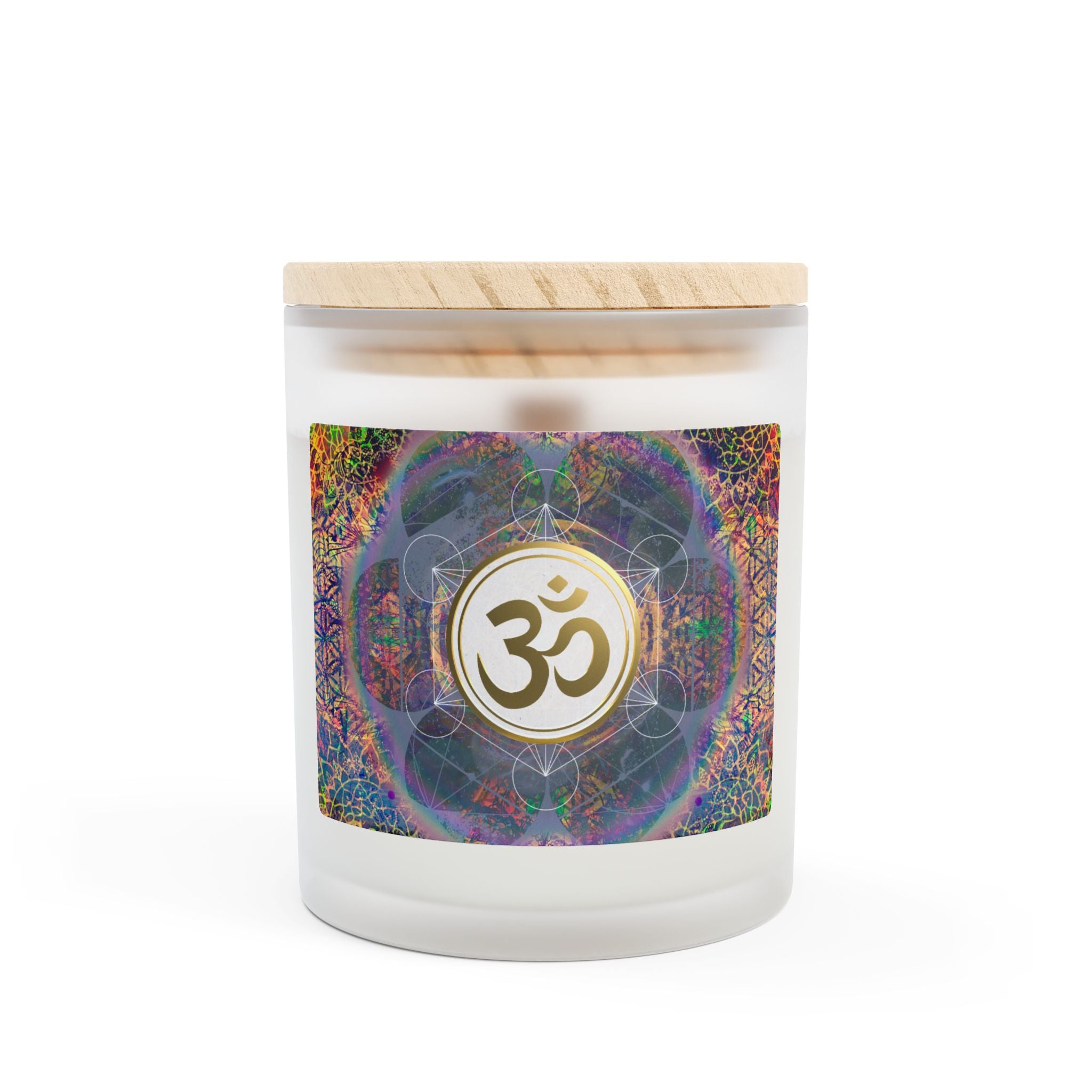 Om Scented Meditation Candle, Aromatherapy Candle for Mindful Relaxation, Perfect Gift for Spiritual and Yoga Enthusiasts- 11oz (OBCKR)