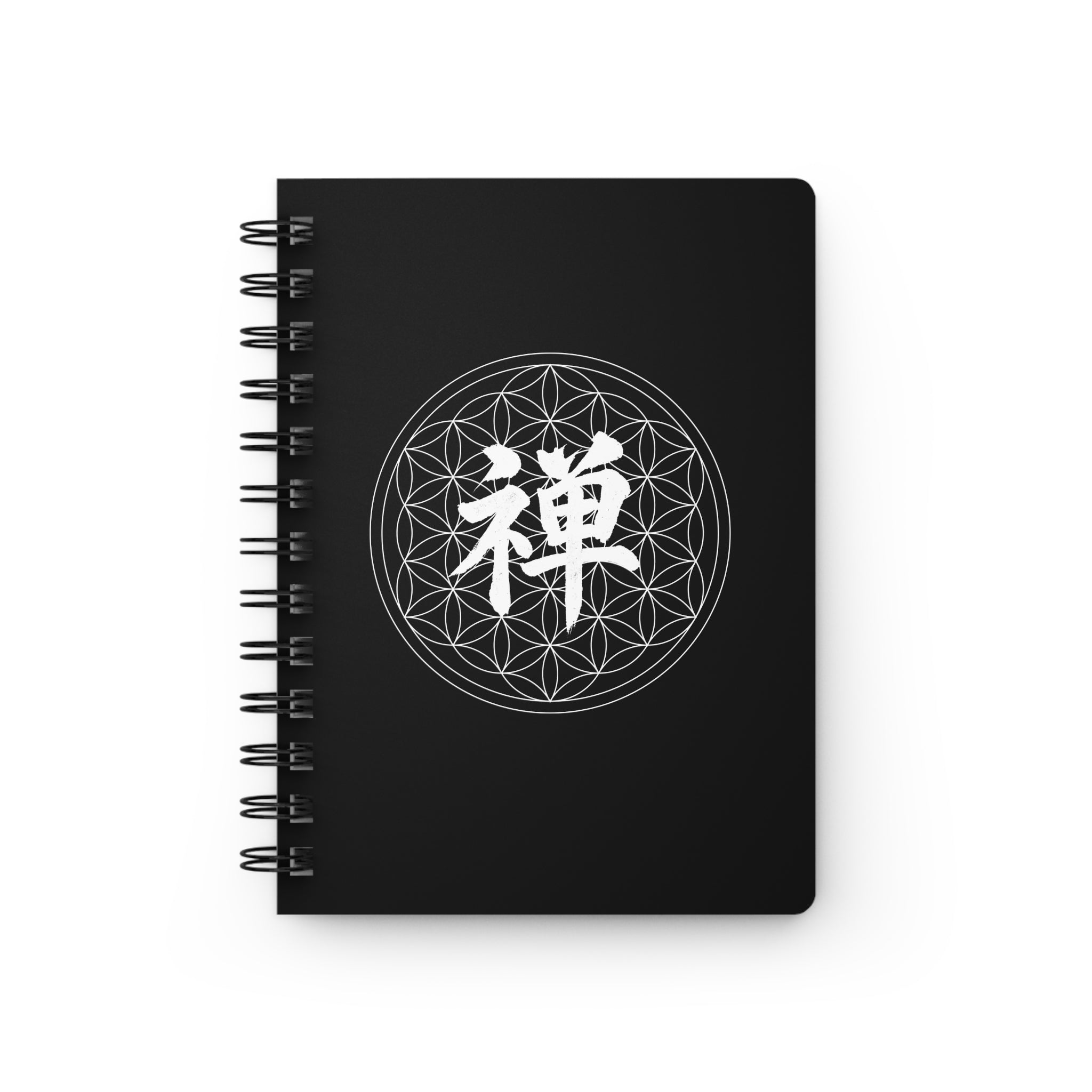 ZEN JOURNAL – Sacred Geometry of Stillness　Spiral Bound Notebook – Sacred Design for Intuition & Clarity– Journal