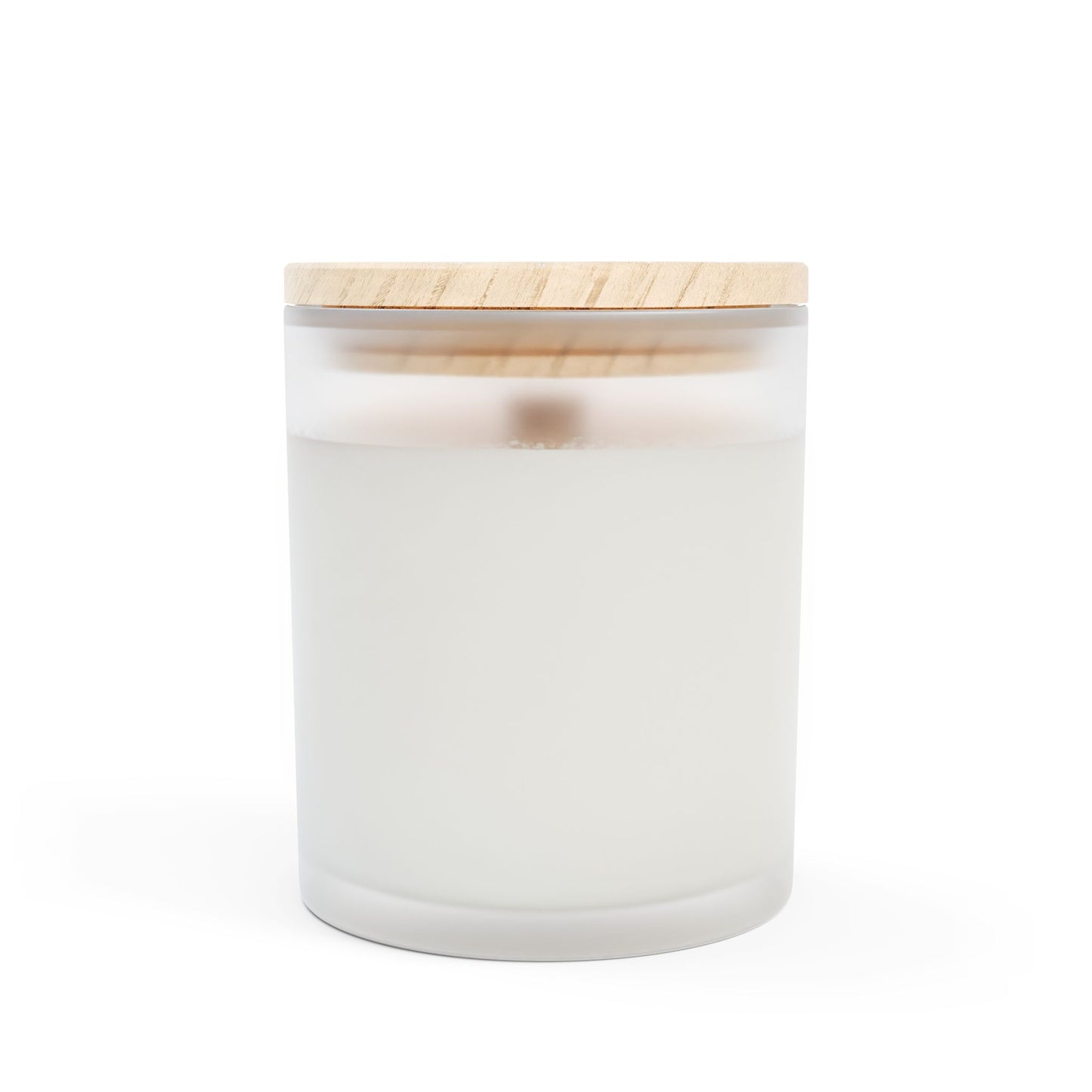 Om Symbol Frosted Glass Candle - 11oz Aromatherapy Candle for Mindfulness and Relaxation (BRTOR)