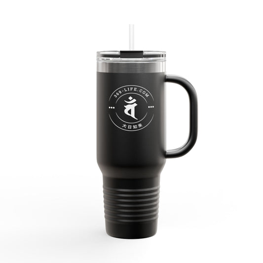 " Year of Goat/Sheep, Monkey"  Chinese Zodiac 40oz Insulated Travel Mug with Handle