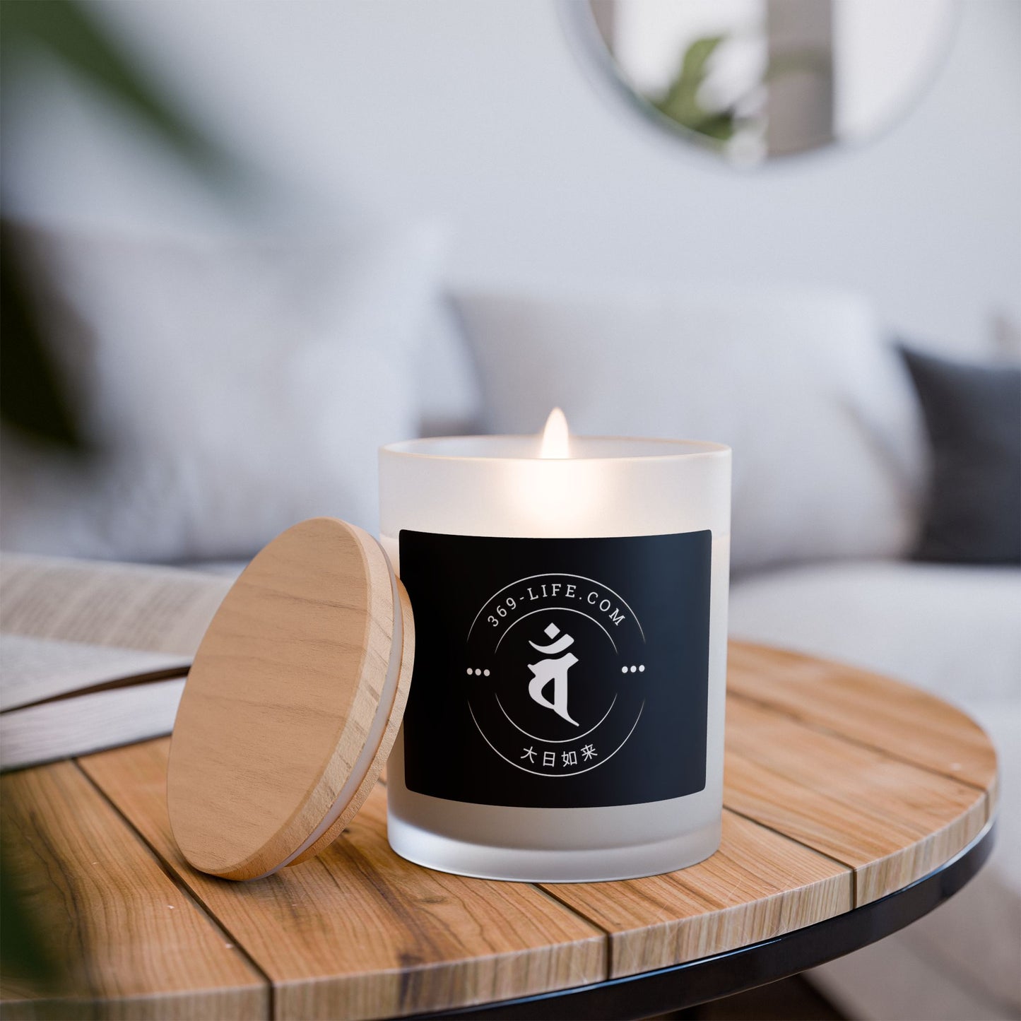 Year of Goat/Sheep & Monkey Chinese Zodiac Scented  Aromatherapy Candle Meditation, Mindful Relaxation, Perfect Gift for Spiritual Enthusiasts- 11oz