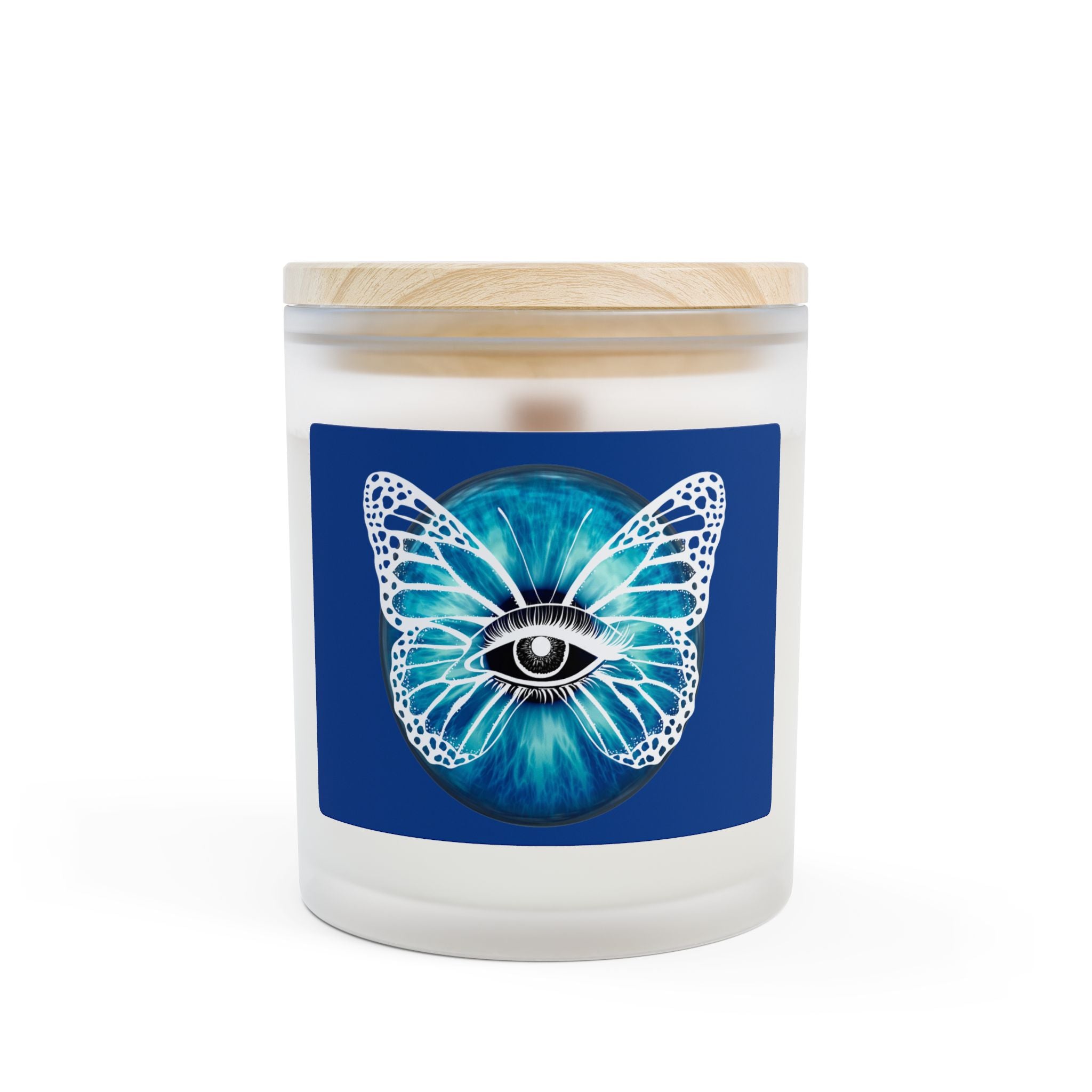Butterfly Third Eye Aromatherapy Candle – Enhance Intuition & Spiritual Awareness　Lavender Scented Meditation Candle, Aromatherapy Candle for Mindful Relaxation,- 11oz