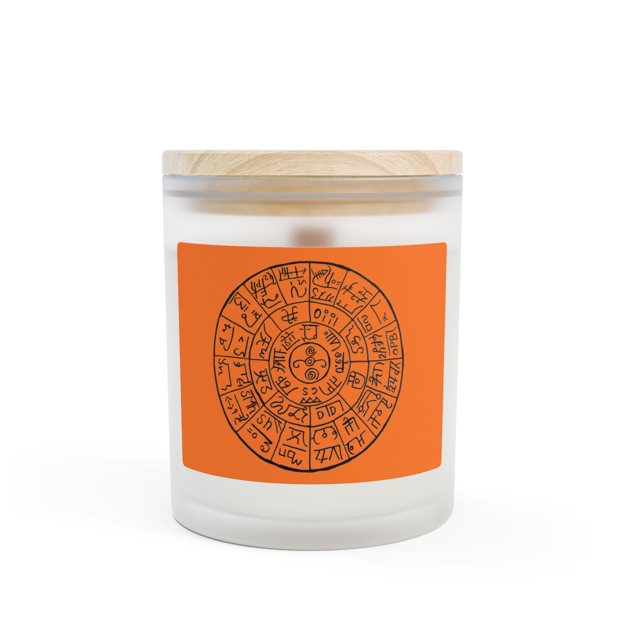 Sacred Energy Candles: Ryutai Moji, Ancient Wisdom– Enhance Intuition & Spiritual Awareness　Lavender Scented Meditation Candle, Aromatherapy Candle for Mindful Relaxation,- 11oz (O)
