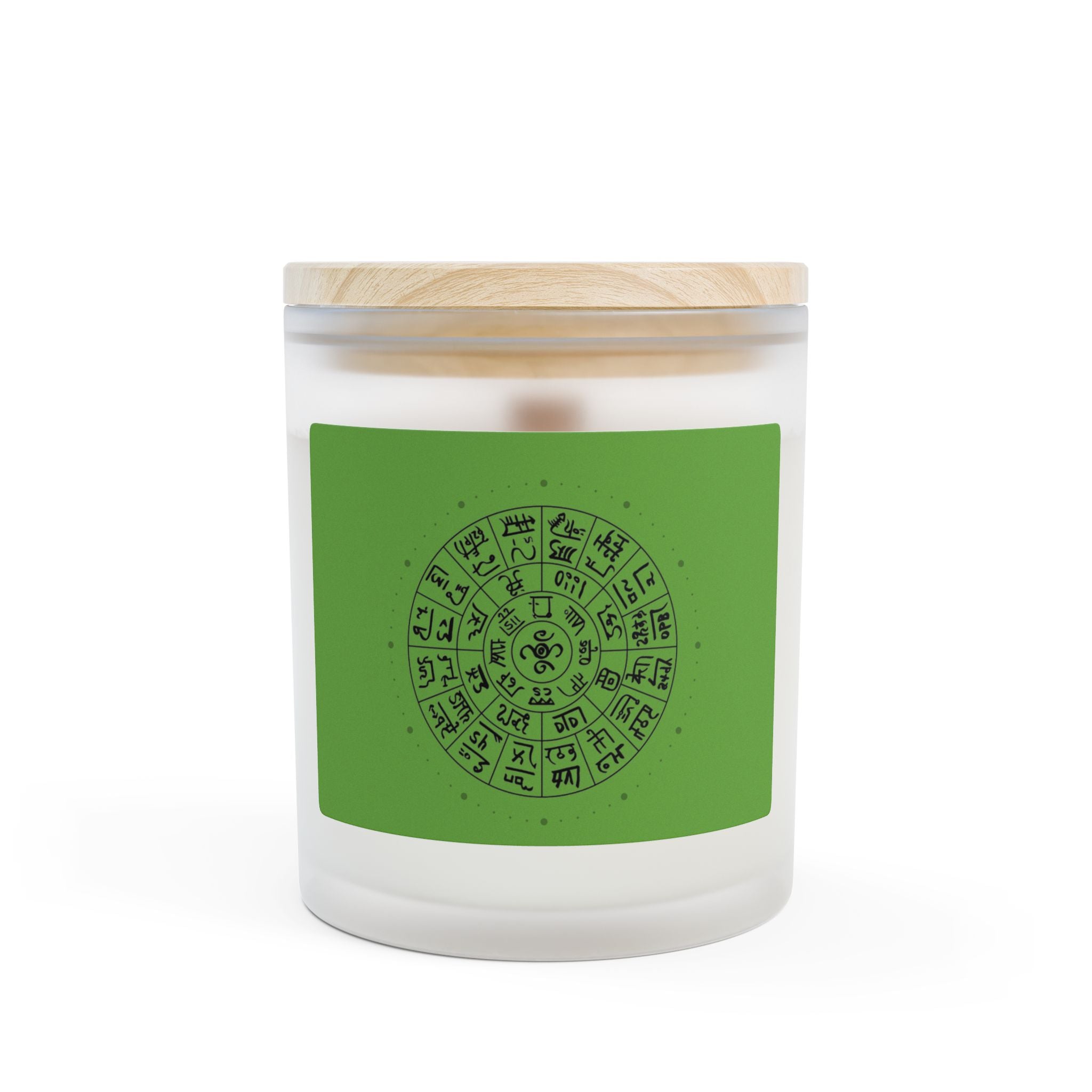 Sacred Energy Candles: Ryutai Moji, Ancient Wisdom– Enhance Intuition & Spiritual Awareness　Lavender Scented Meditation Candle, Aromatherapy Candle for Mindful Relaxation,- 11oz (G)