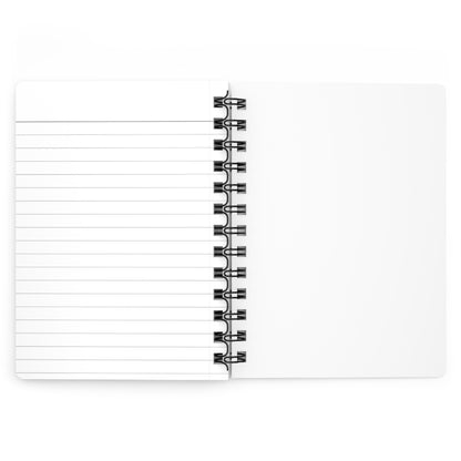 " Love " in Chinese Character Minimalist Spiral Bound Journal Daily Journaling and Goal Setting