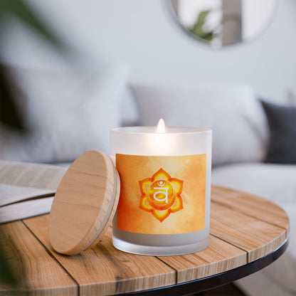 Sacral Chakra Candle – Creative Flow Calming Aromatherapy Candle for Healing & Mindfulness, Ideal Gift for Spirituality11oz (Orange)
