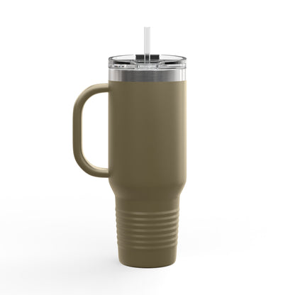 " Year of Rabbit " Chinese Zodiac 40oz Insulated Travel Mug with Handle