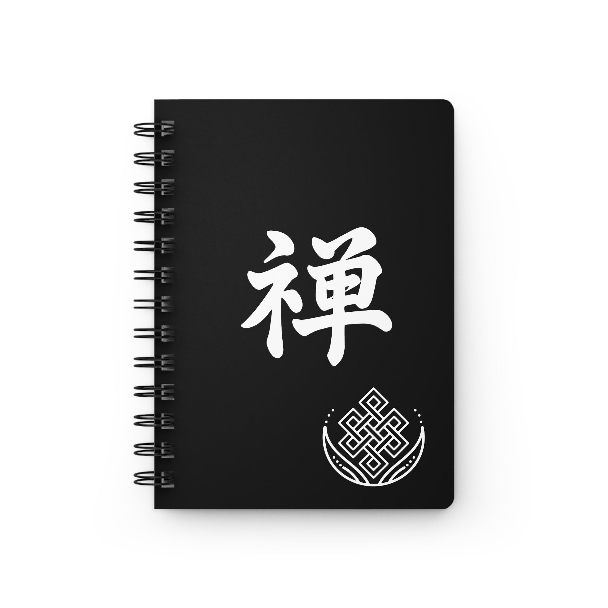 ZEN JOURNAL – Writing with a Peaceful Mind　Spiral Bound Notebook – Sacred Design for Intuition & Clarity– Journal