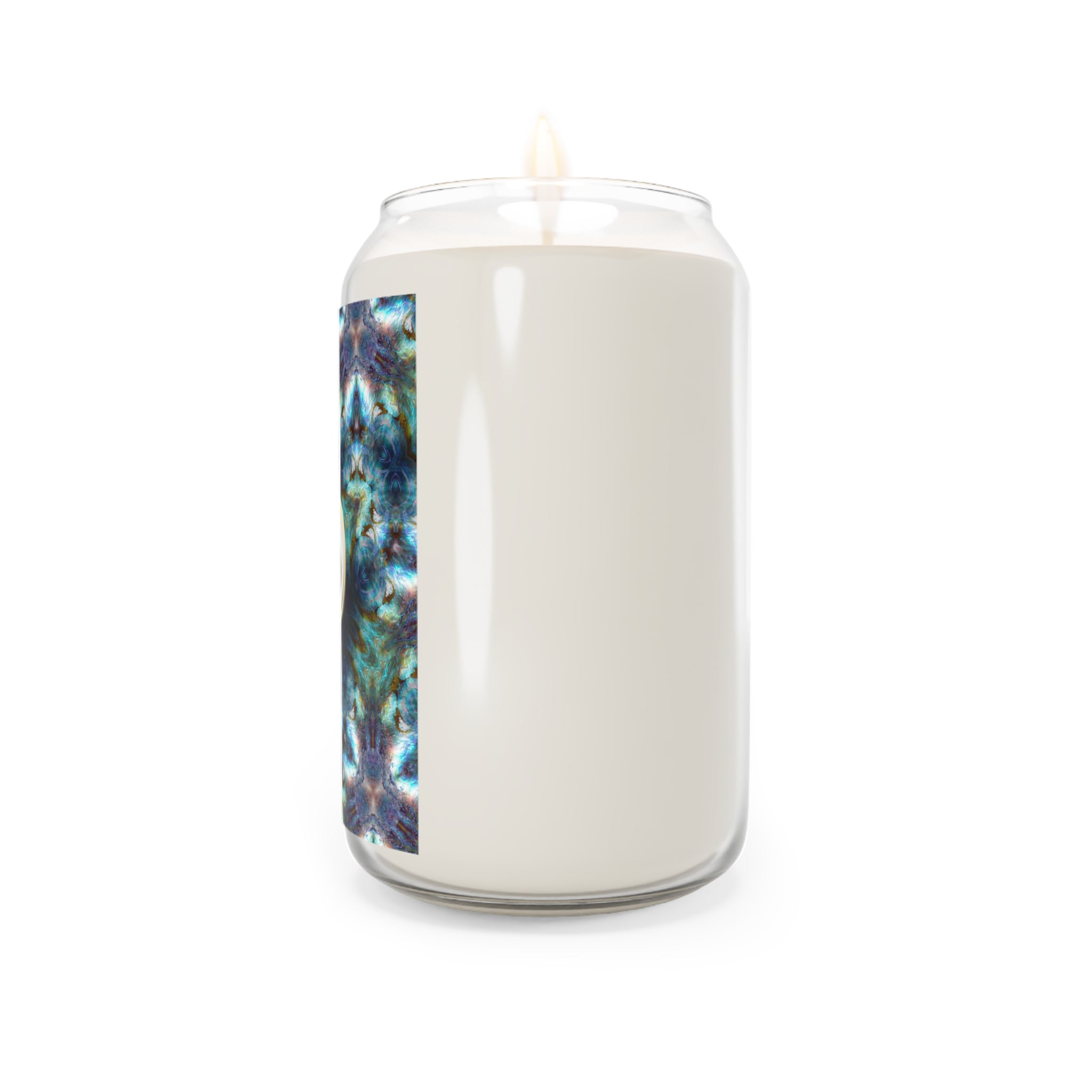 Tranquil Om Scented Candle - 13.75oz Aromatherapy Candle for Relaxation & Meditation (BLUGR)
