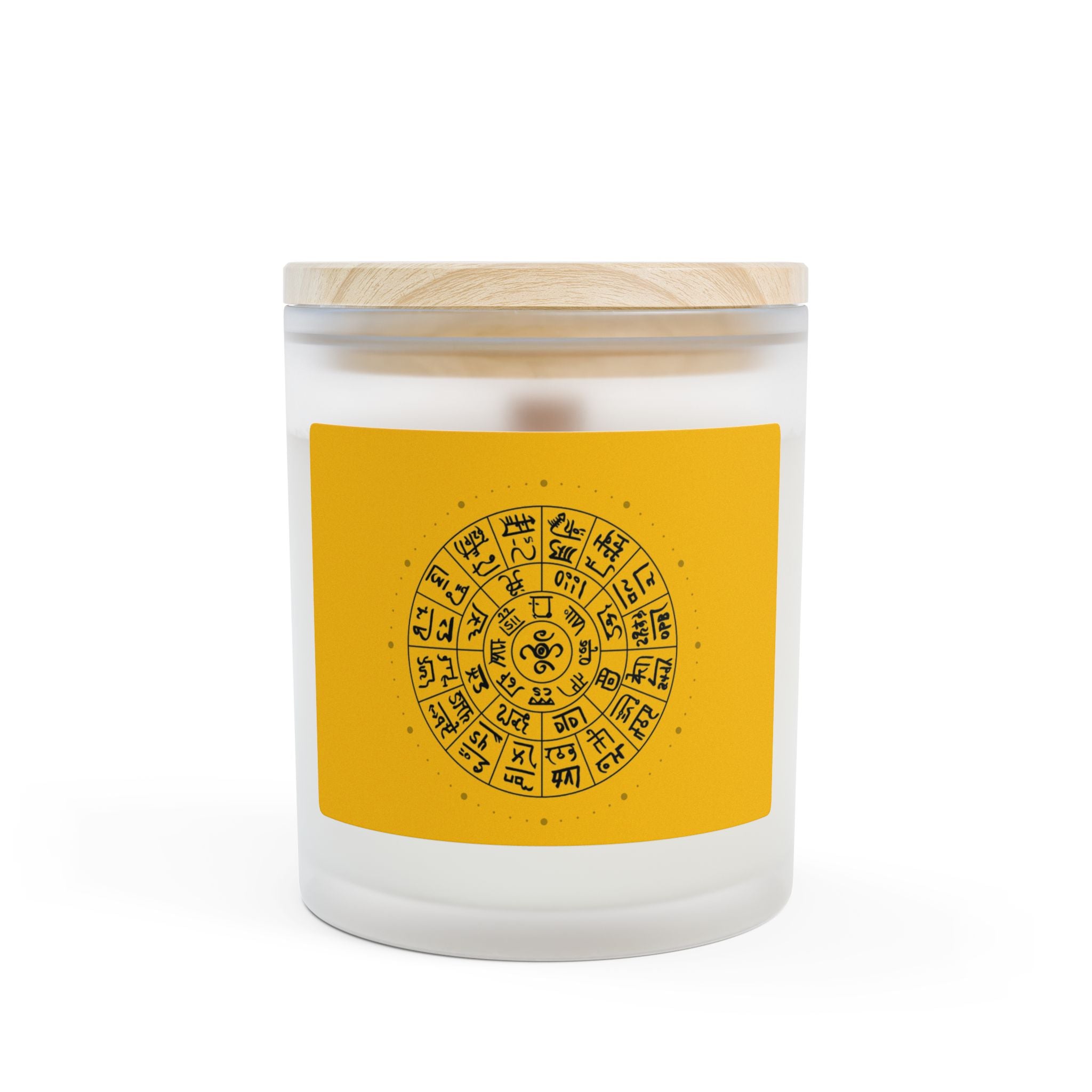 Sacred Energy Candles: Ryutai Moji, Ancient Wisdom– Enhance Intuition & Spiritual Awareness　Lavender Scented Meditation Candle, Aromatherapy Candle for Mindful Relaxation,- 11oz (Y)